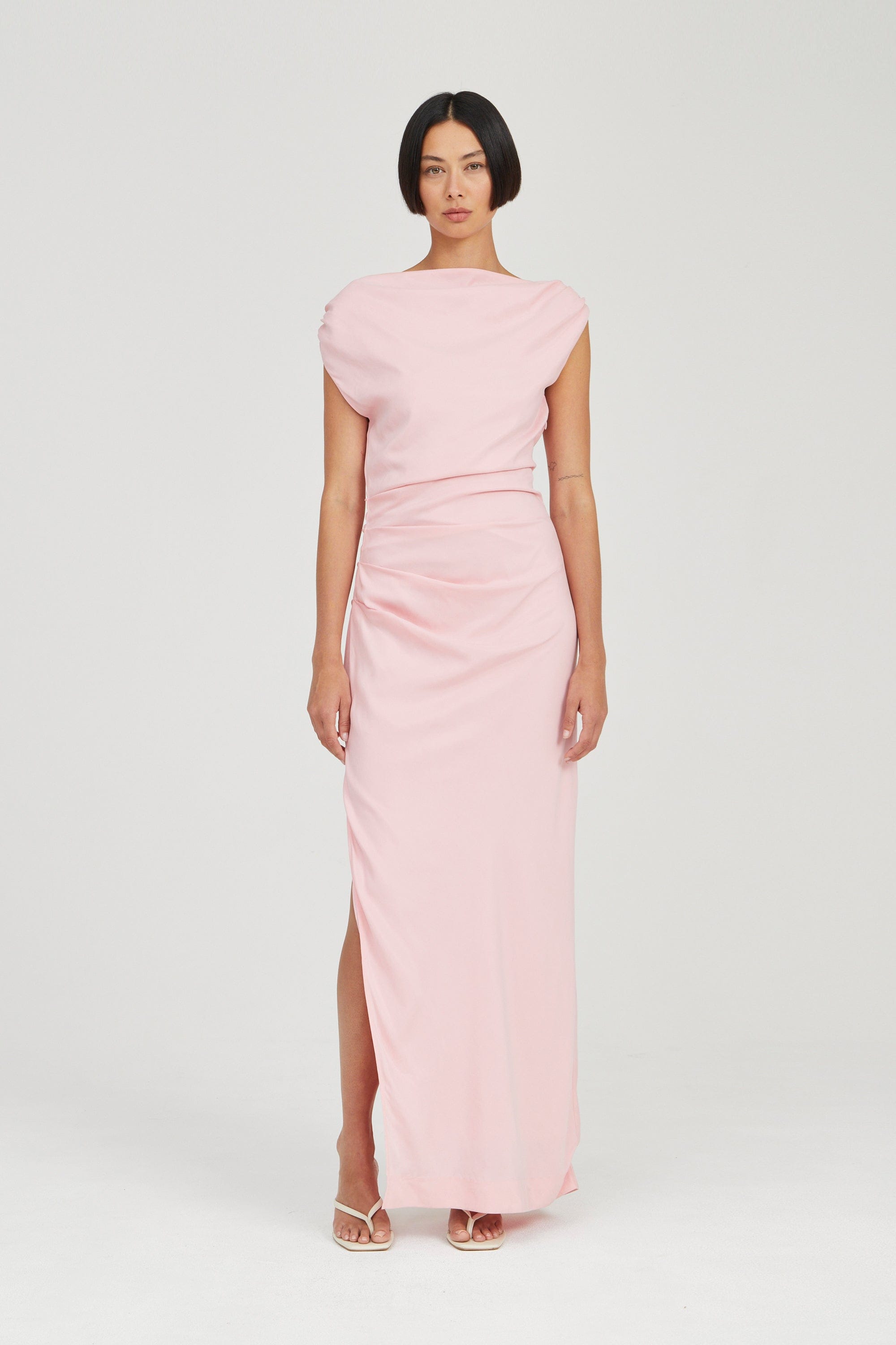 ATHENA OFF SHOULDER MAXI DRESS | PETAL — THIRD FORM ATHENA OFF SHOULDER MAXI DRESS | PETAL — THIRD FORM