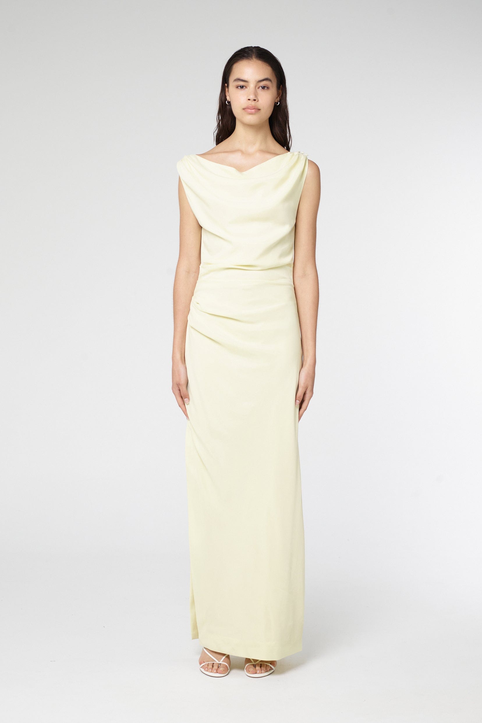 ATHENA OFF SHOULDER MAXI DRESS | SORBET THIRD FORM - International ATHENA OFF SHOULDER MAXI DRESS | SORBET THIRD FORM - International