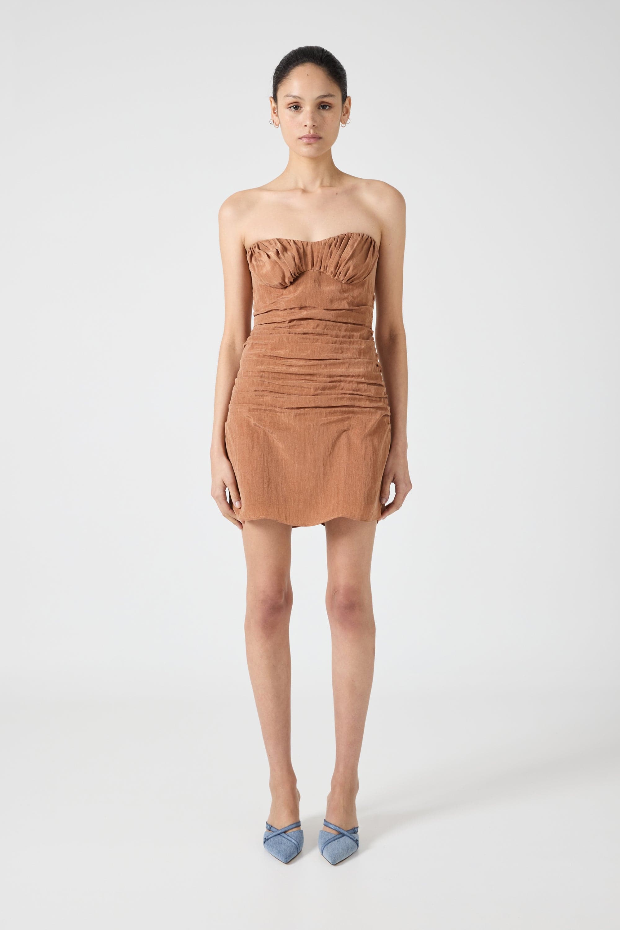 rust cocktail dress ECLIPSE MINI DRESS | RUST | THIRD FORM | Women's Australian Fashion — THIRD FORM