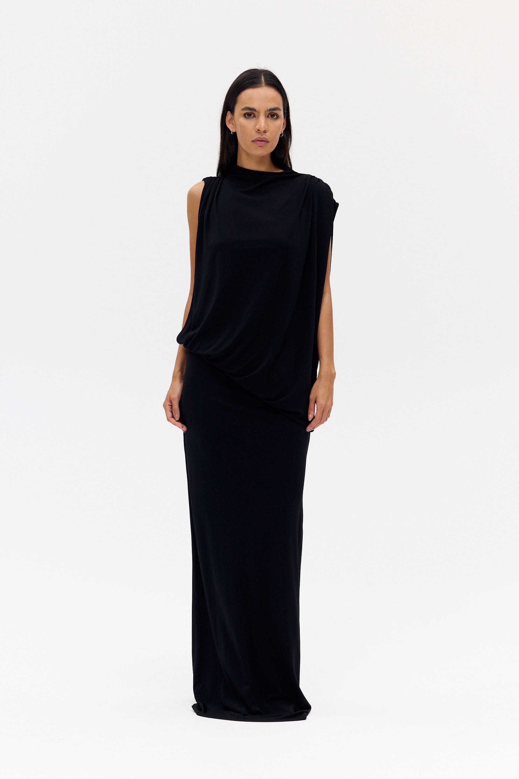 FALL AWAY FLOOR LENGTH DRESS | ONYX | THIRD FORM | Women's Australian Fashion THIRD FORM - International FALL AWAY FLOOR LENGTH DRESS | ONYX | THIRD FORM | Women's Australian Fashion THIRD FORM - International