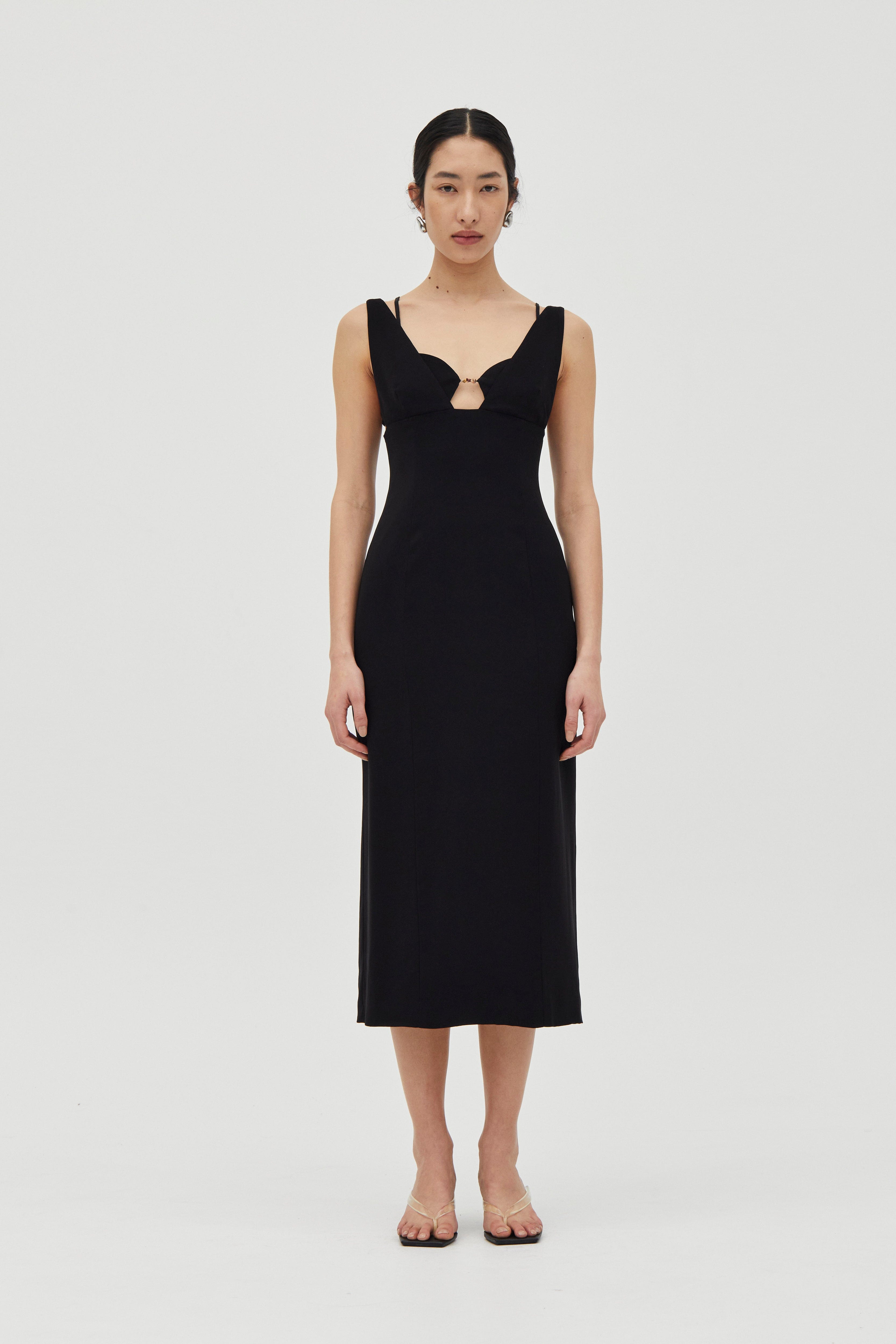 LUCENT JEWEL SLIP DRESS | GRAPHITE | THIRD FORM | Women's Australian Fashion THIRD FORM - International LUCENT JEWEL SLIP DRESS | GRAPHITE | THIRD FORM | Women's Australian Fashion THIRD FORM - International