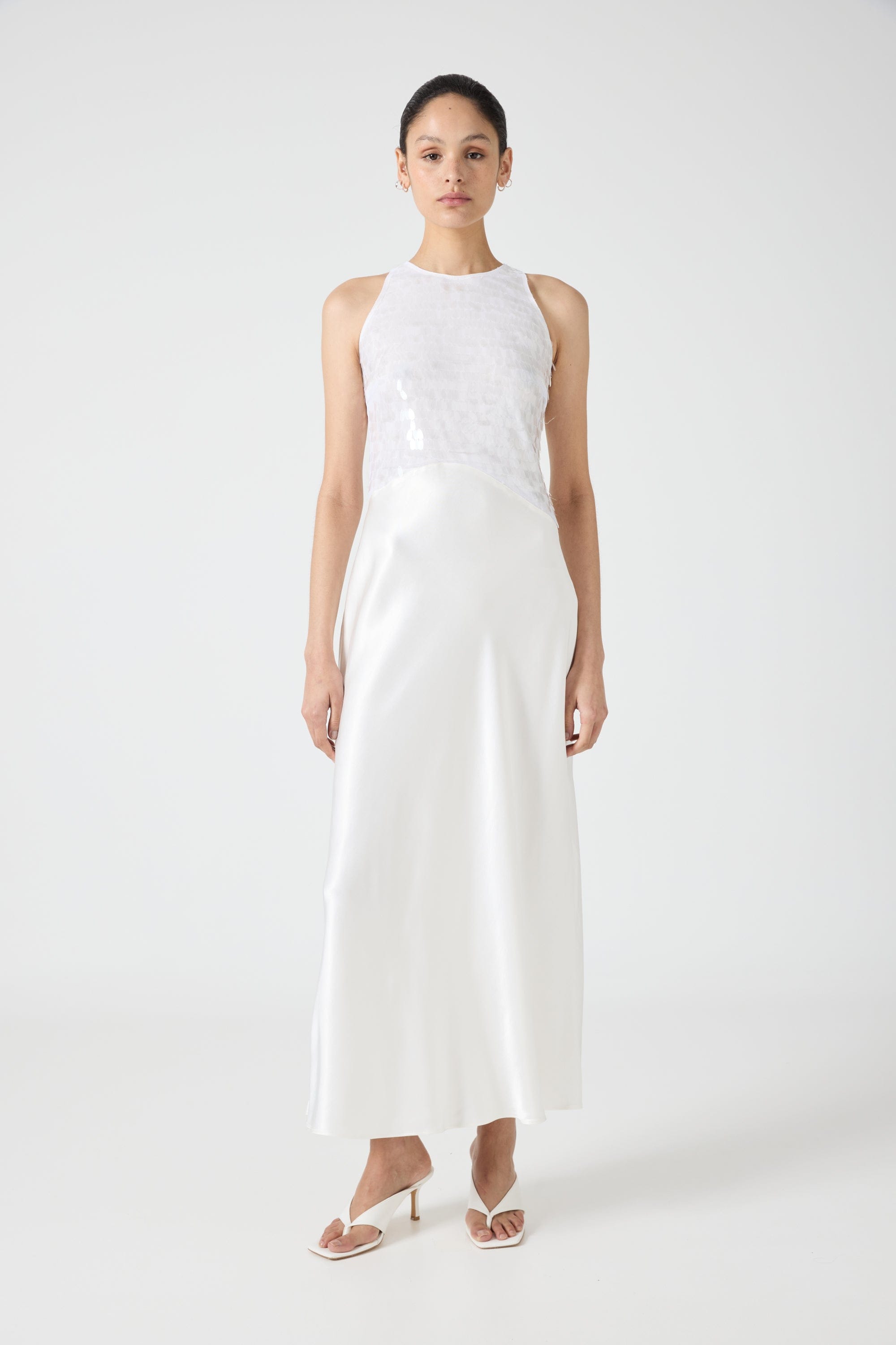 LUMINOUS TANK MAXI DRESS | CREAM | THIRD FORM | Women's Australian Fashion THIRD FORM - International LUMINOUS TANK MAXI DRESS | CREAM | THIRD FORM | Women's Australian Fashion THIRD FORM - International