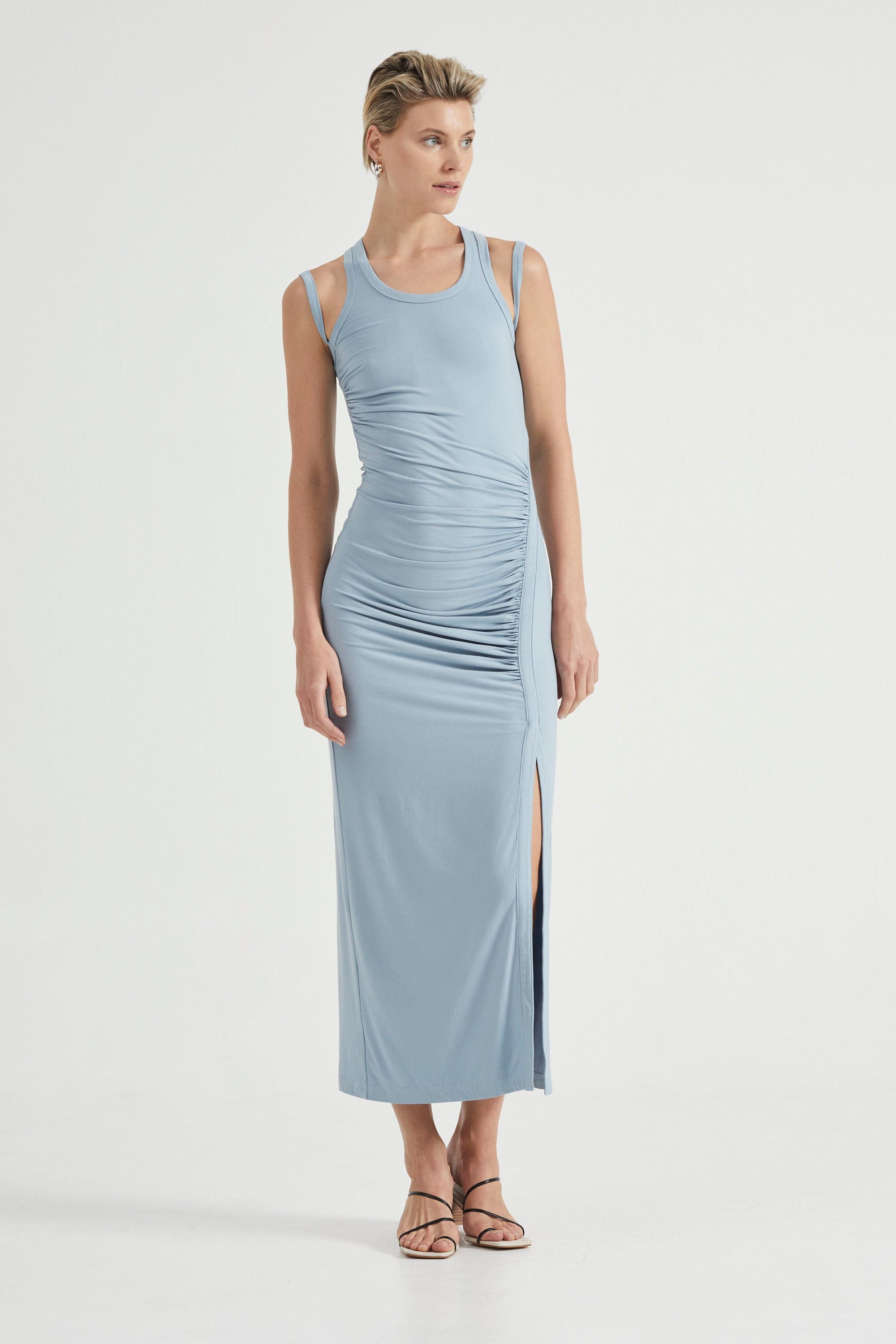 PUSH PULL TANK DRESS | BLUE HAZE | THIRD FORM | Latest Women's Clothing | Shop Dresses THIRD FORM - International PUSH PULL TANK DRESS | BLUE HAZE | THIRD FORM | Latest Women's Clothing | Shop Dresses THIRD FORM - International