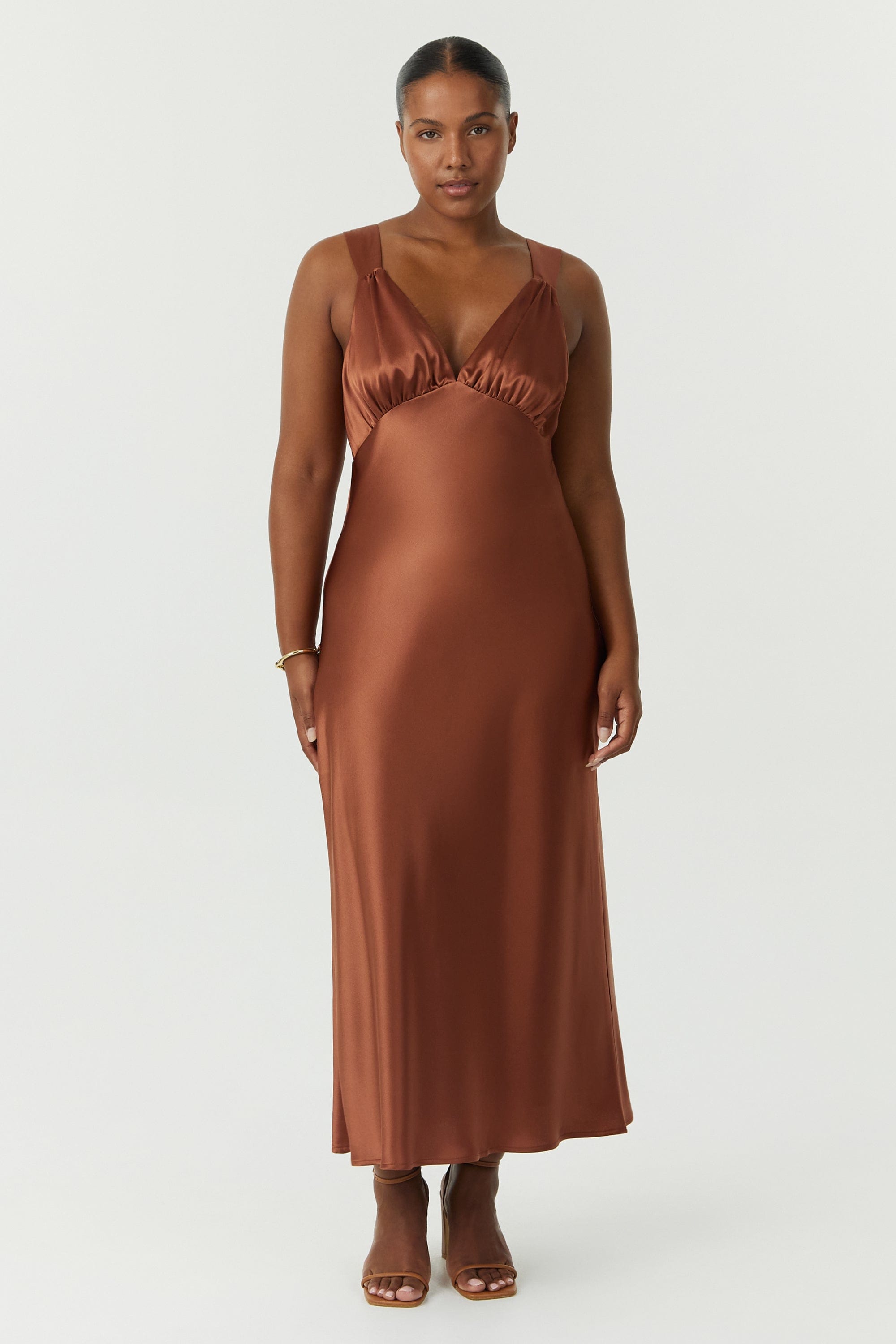 SATIN GATHER BRA BIAS SLIP | SPICE THIRD FORM - International SATIN GATHER BRA BIAS SLIP | SPICE THIRD FORM - International
