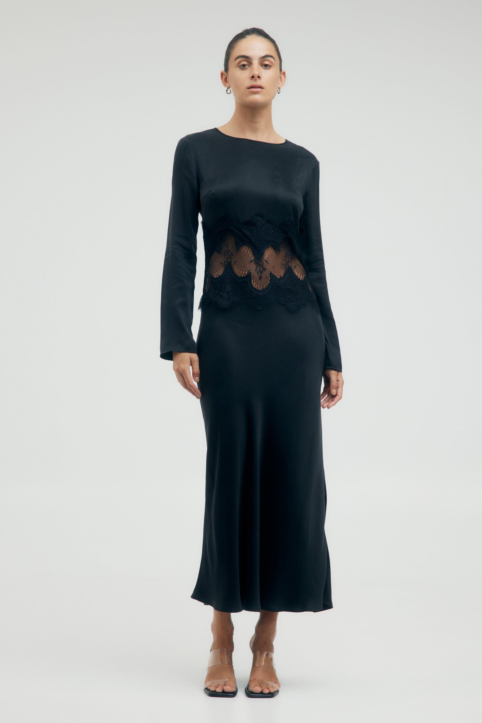 VISIONS LACE TRIM LS MAXI DRESS | EBONY | THIRD FORM | Women's Fashion on Sale | Shop Now THIRD FORM - International VISIONS LACE TRIM LS MAXI DRESS | EBONY | THIRD FORM | Women's Fashion on Sale | Shop Now THIRD FORM - International