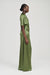 THIRD FORM ANCHORED FLOOR LENGTH DRESS | OLIVE