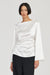 THIRD FORM ANCHORED WIDE NECK TOP | POWDER WHITE