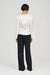 THIRD FORM ANCHORED WIDE NECK TOP | POWDER WHITE