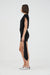 THIRD FORM AURA DRAPED MINI DRESS | BLACK