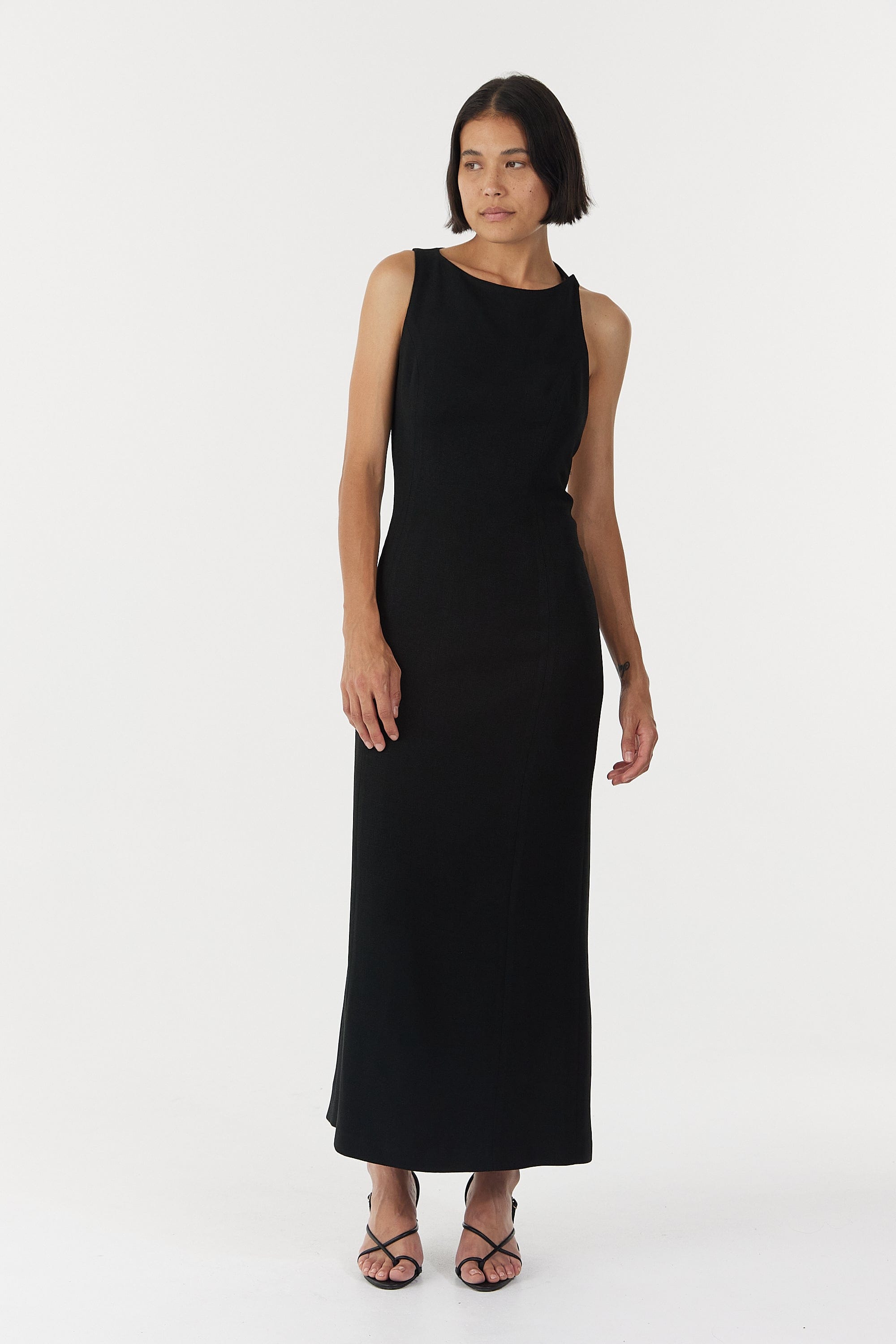 CHROME VISION OPEN BACK DRESS | BLACK | Third Form | Event Ready Dresses & Fashion | Australian Designer THIRD FORM - International CHROME VISION OPEN BACK DRESS | BLACK | Third Form | Event Ready Dresses & Fashion | Australian Designer THIRD FORM - International