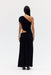 THIRD FORM CRAVE ROUCHED FLOOR LENGTH DRESS | GRAPHITE