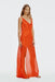 Crossing Cowl Floor Length Dress| Poppy Polka - THIRD FORM