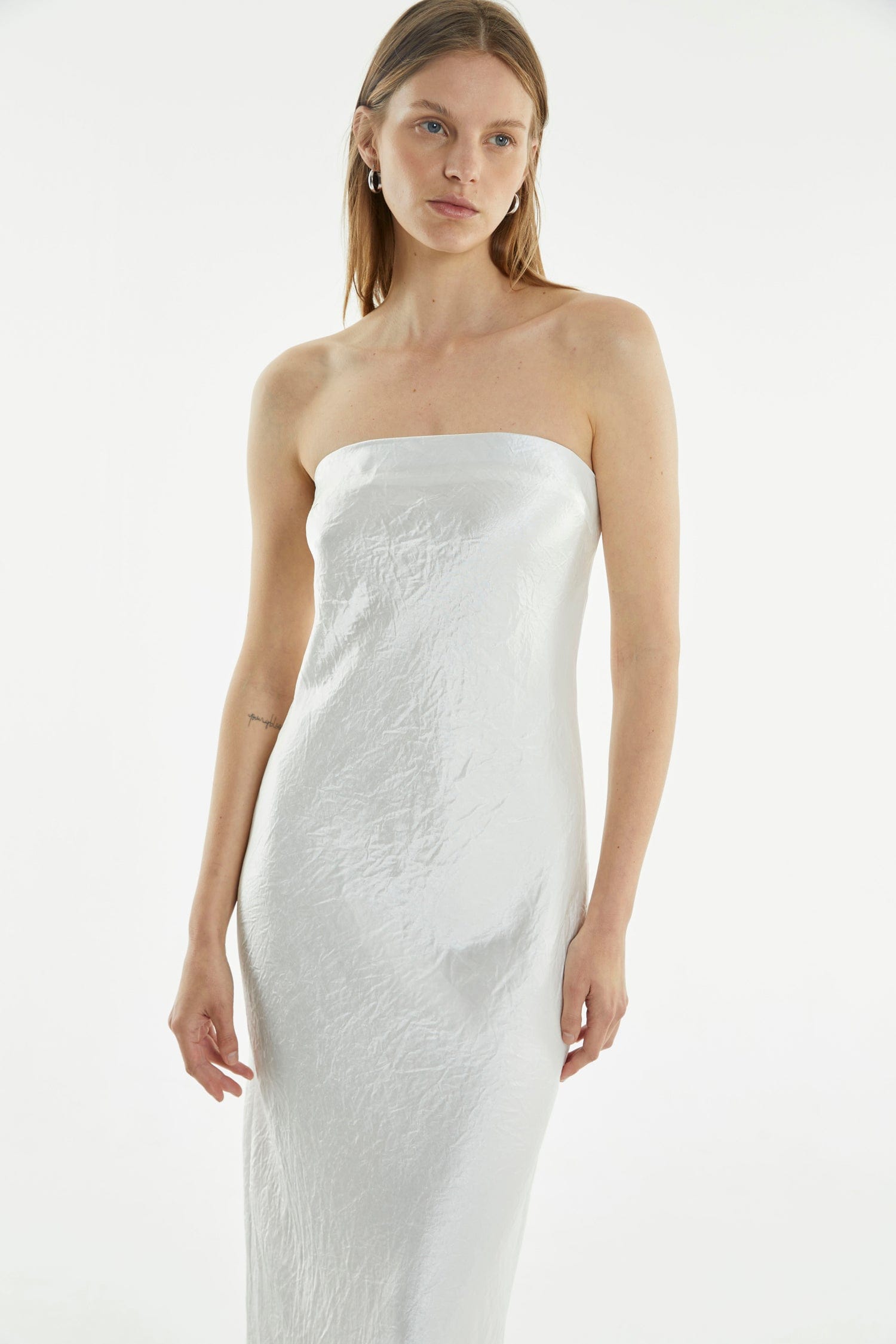CRUSH BIAS STRAPLESS DRESS | OFF WHITE | Third Form | Night Out & Formal Dresses THIRD FORM - International CRUSH BIAS STRAPLESS DRESS | OFF WHITE | Third Form | Night Out & Formal Dresses THIRD FORM - International
