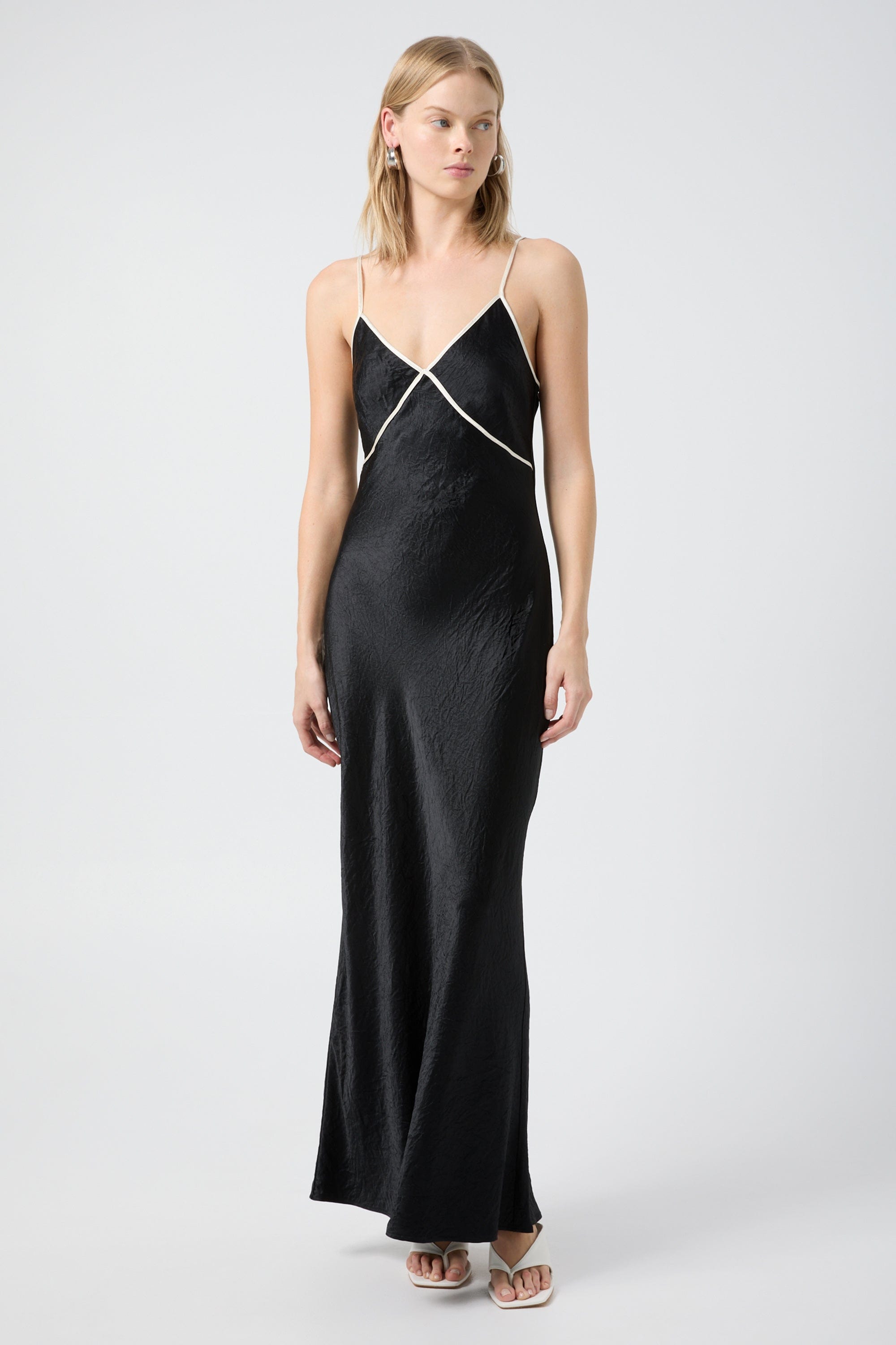 CRUSH CONTRAST BIND CAMI DRESS | BLACK & CREAM | THIRD FORM | Women's Australian Fashion THIRD FORM - International CRUSH CONTRAST BIND CAMI DRESS | BLACK & CREAM | THIRD FORM | Women's Australian Fashion THIRD FORM - International