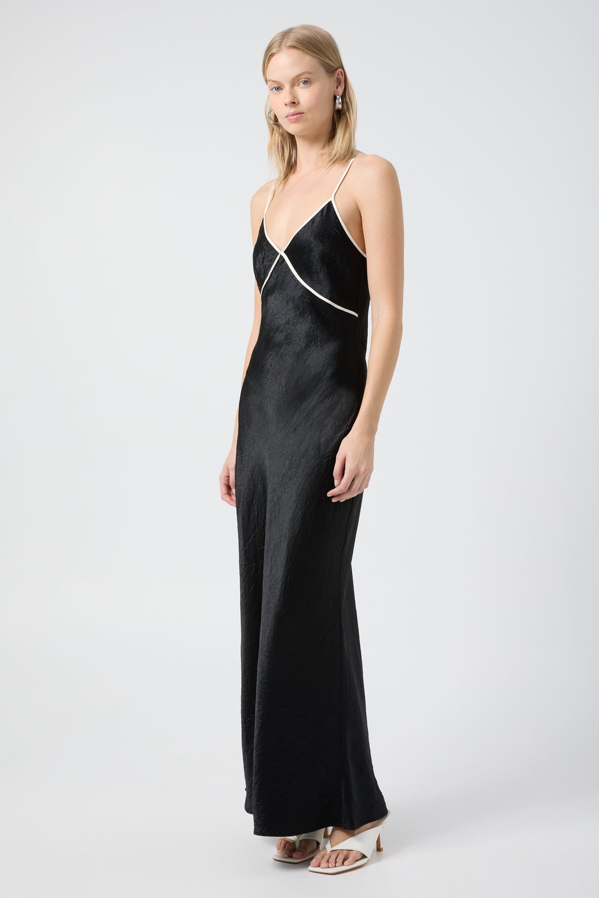CRUSH CONTRAST BIND CAMI DRESS | BLACK & CREAM | THIRD FORM | Women's Australian Fashion THIRD FORM - International CRUSH CONTRAST BIND CAMI DRESS | BLACK & CREAM | THIRD FORM | Women's Australian Fashion THIRD FORM - International