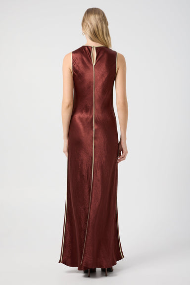 third form revery slit-detailed satin maxi dress REVERY HIGH SPLIT LONG SLEEVE DRESS | CREAM | THIRD FORM | Women's Australian Fashion THIRD FORM