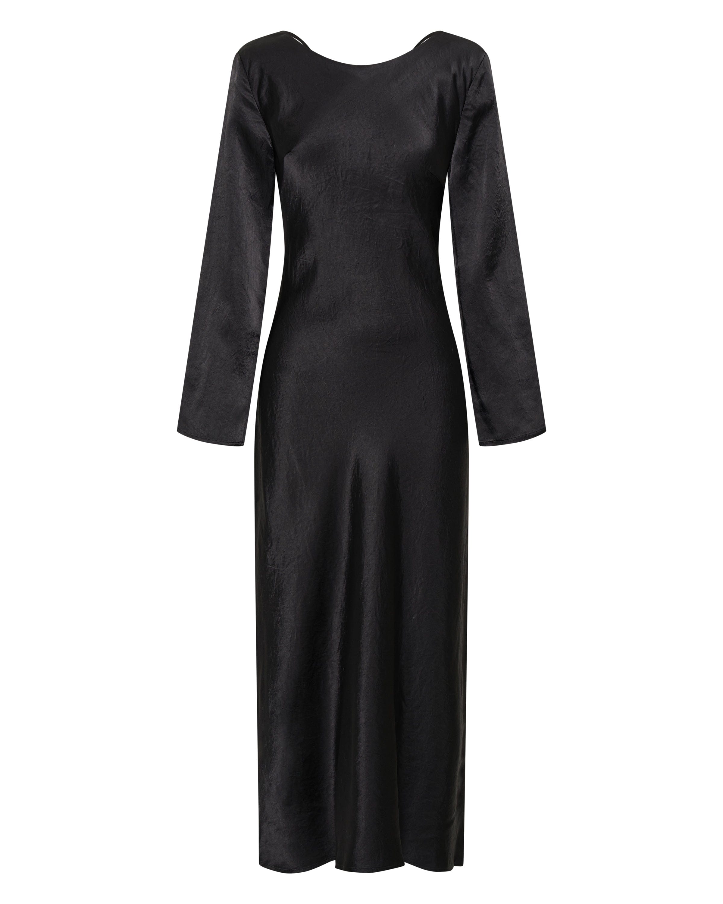 CRUSH TIE BACK MAXI | BLACK THIRD FORM - International CRUSH TIE BACK MAXI | BLACK THIRD FORM - International