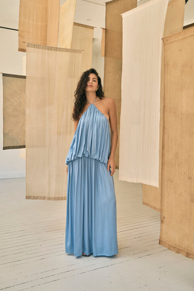 THIRD FORM DREAMT HALTER MAXI DRESS | LAPIS