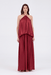 THIRD FORM Dreamt Halter Maxi Dress | Wine
