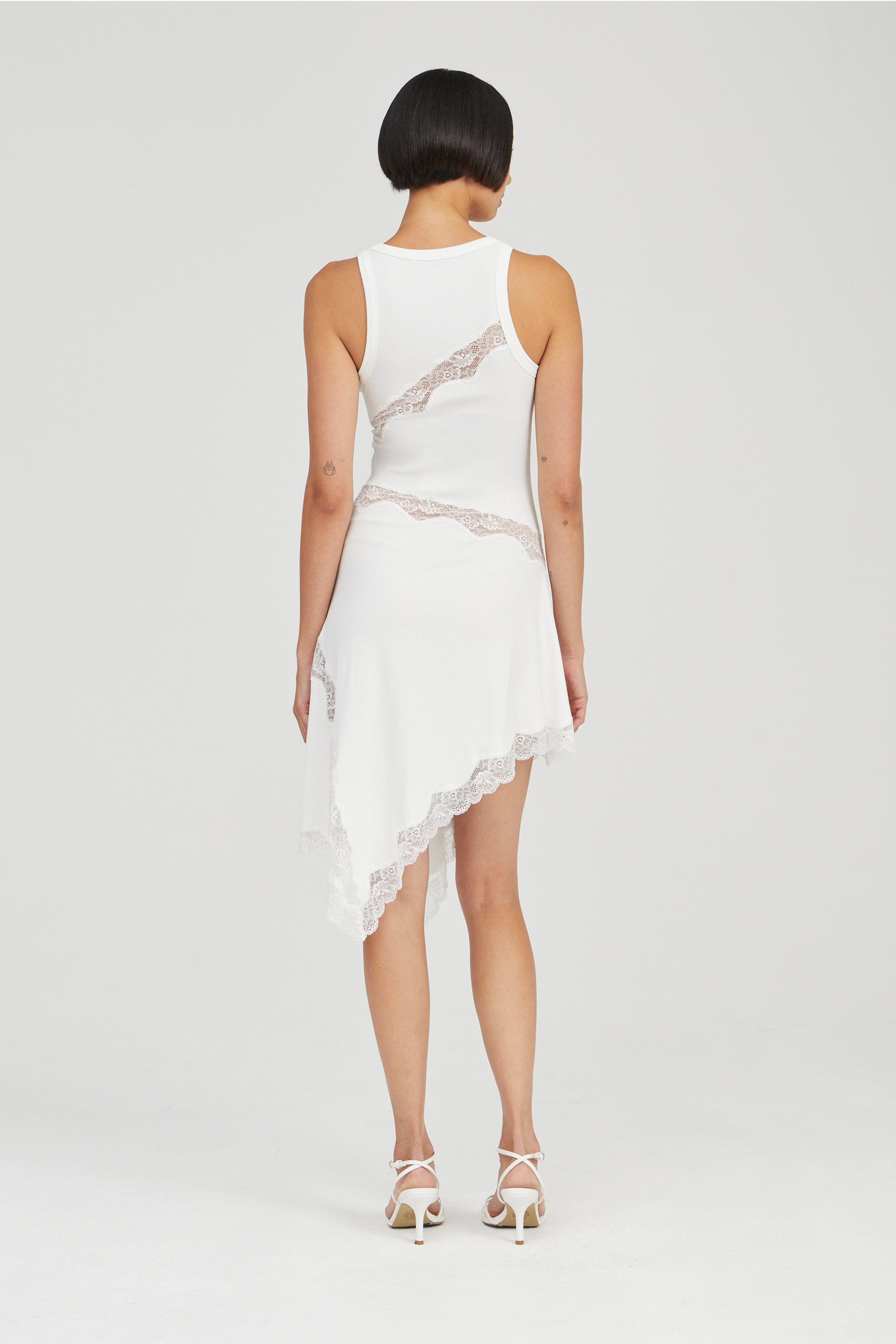 ECHO ASYMMETRIC TANK DRESS | MOONSTONE | THIRD FORM | Women's Australian Fashion THIRD FORM - International ECHO ASYMMETRIC TANK DRESS | MOONSTONE | THIRD FORM | Women's Australian Fashion THIRD FORM - International