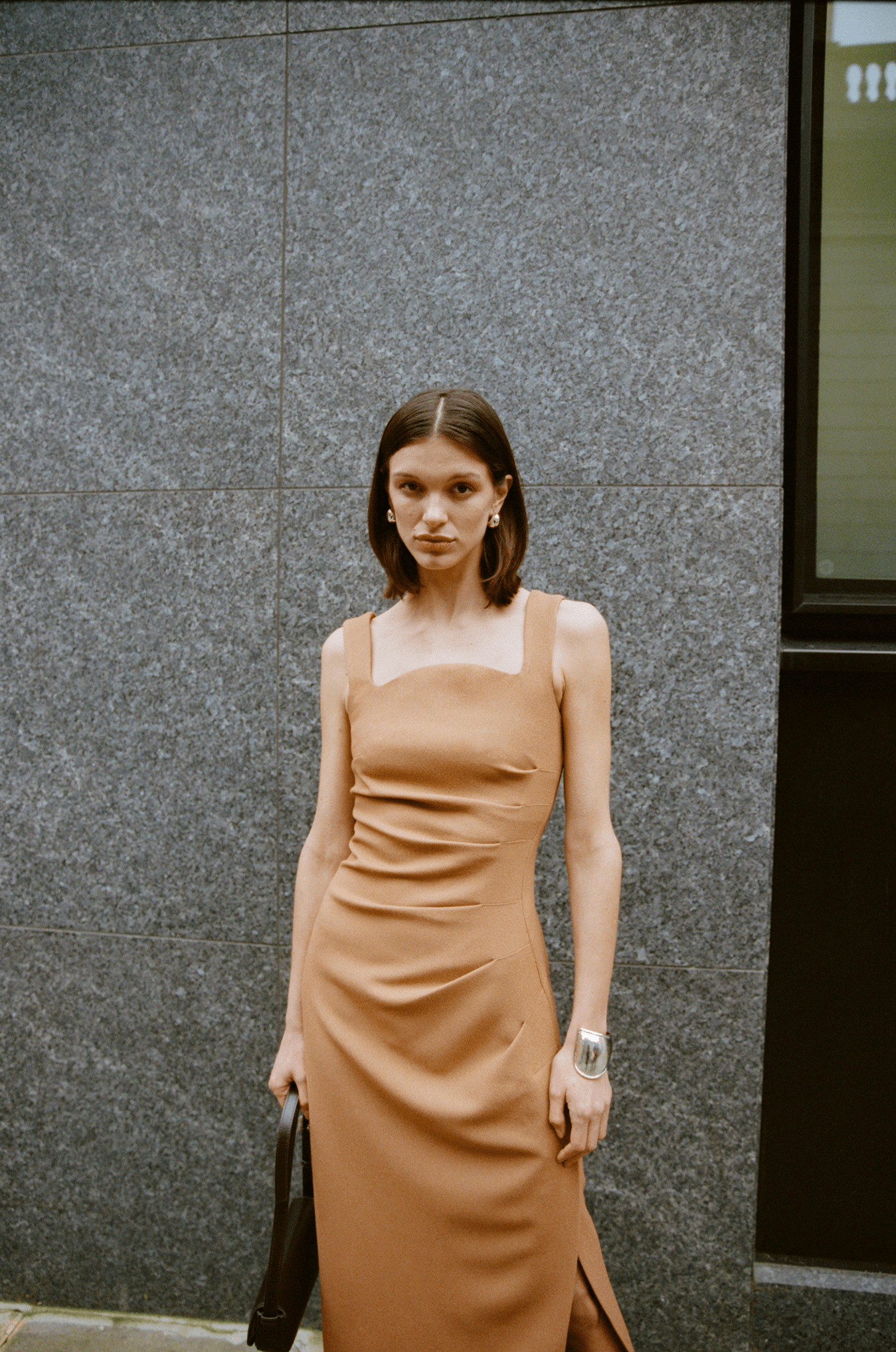 ENIGMA TUCK DRESS | CAMEL | Third Form | After Work Attire for Women | Shop Dresses THIRD FORM - International ENIGMA TUCK DRESS | CAMEL | Third Form | After Work Attire for Women | Shop Dresses THIRD FORM - International