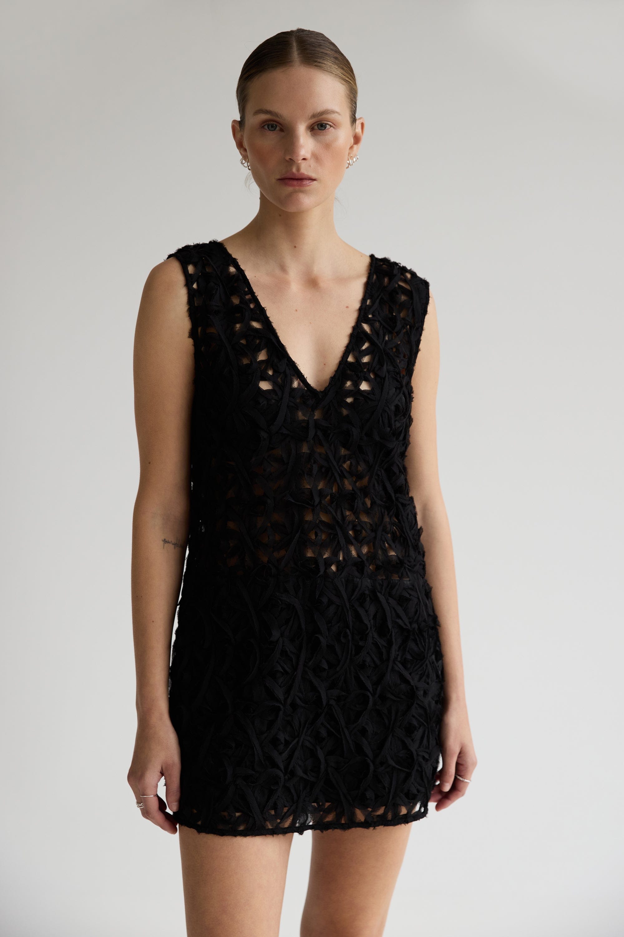 ETHEREAL MINI DRESS | BLACK | THIRD FORM | Women's Australian Fashion THIRD FORM - International ETHEREAL MINI DRESS | BLACK | THIRD FORM | Women's Australian Fashion THIRD FORM - International