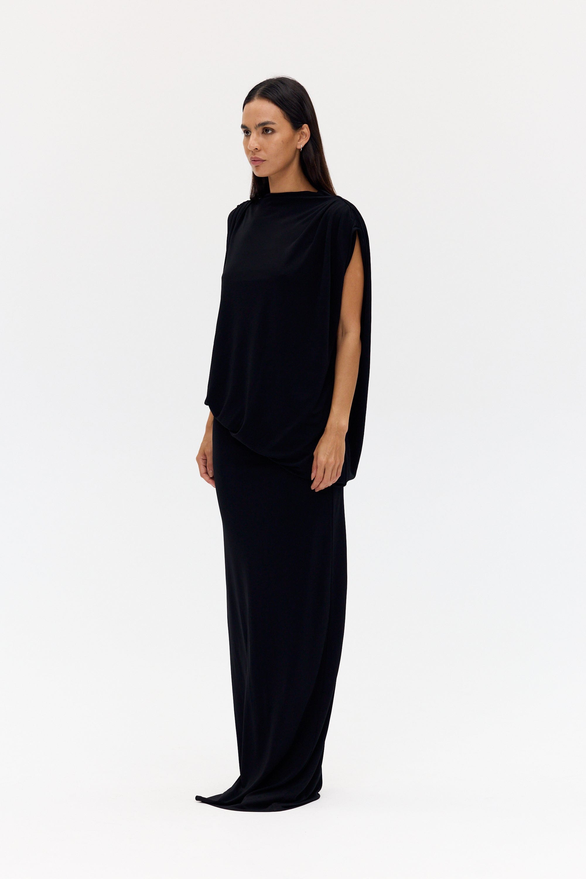 FALL AWAY FLOOR LENGTH DRESS | ONYX | THIRD FORM | Women's Australian Fashion THIRD FORM - International FALL AWAY FLOOR LENGTH DRESS | ONYX | THIRD FORM | Women's Australian Fashion THIRD FORM - International