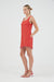 THIRD FORM FLAME LINEN MINI DRESS | GRENADINE