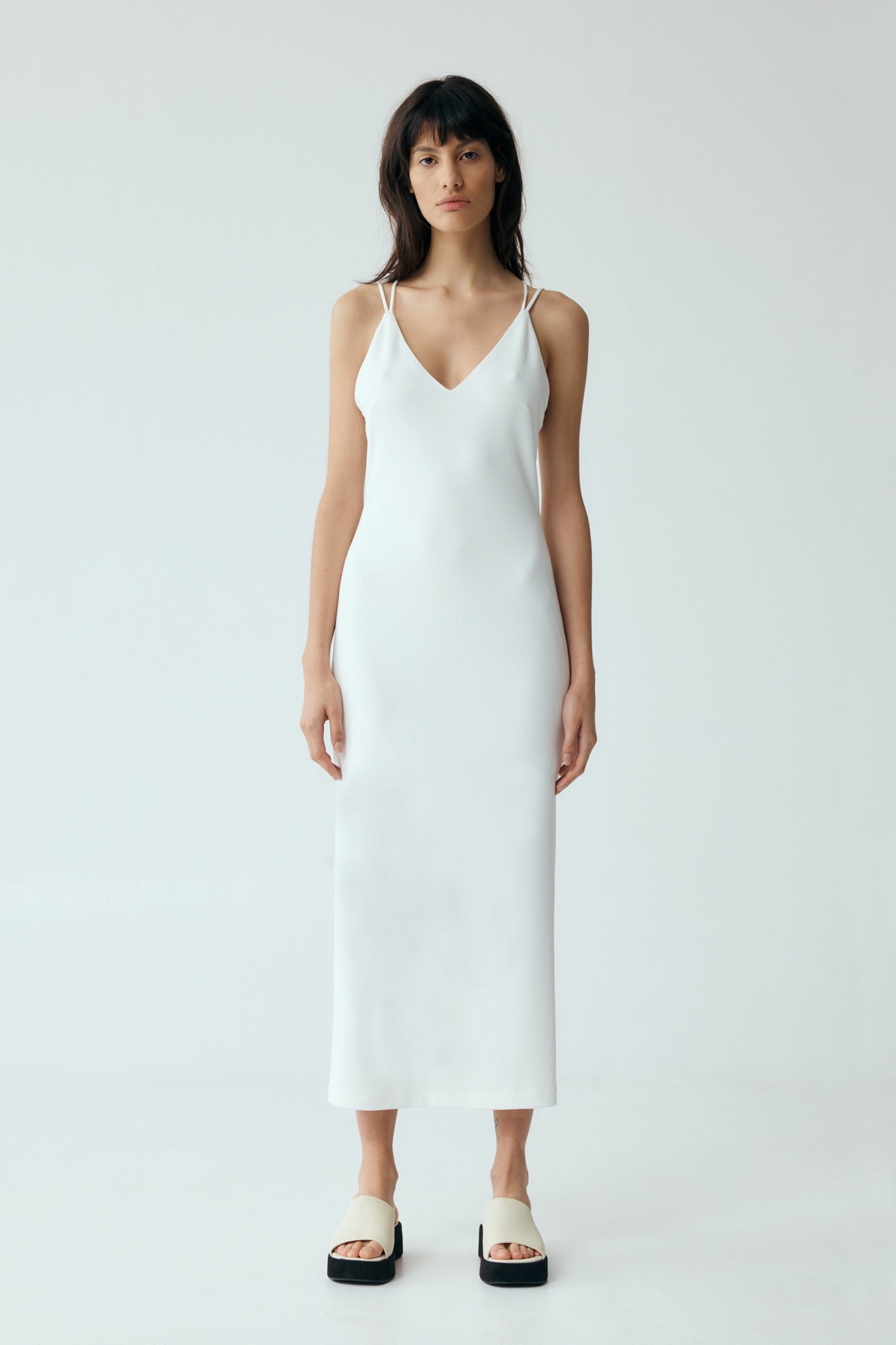 third form midi dress PARADIGM TUCKED MIDI DRESS | CITRUS | Third Form | Women's Midi Dresses | Shop Now THIRD FORM