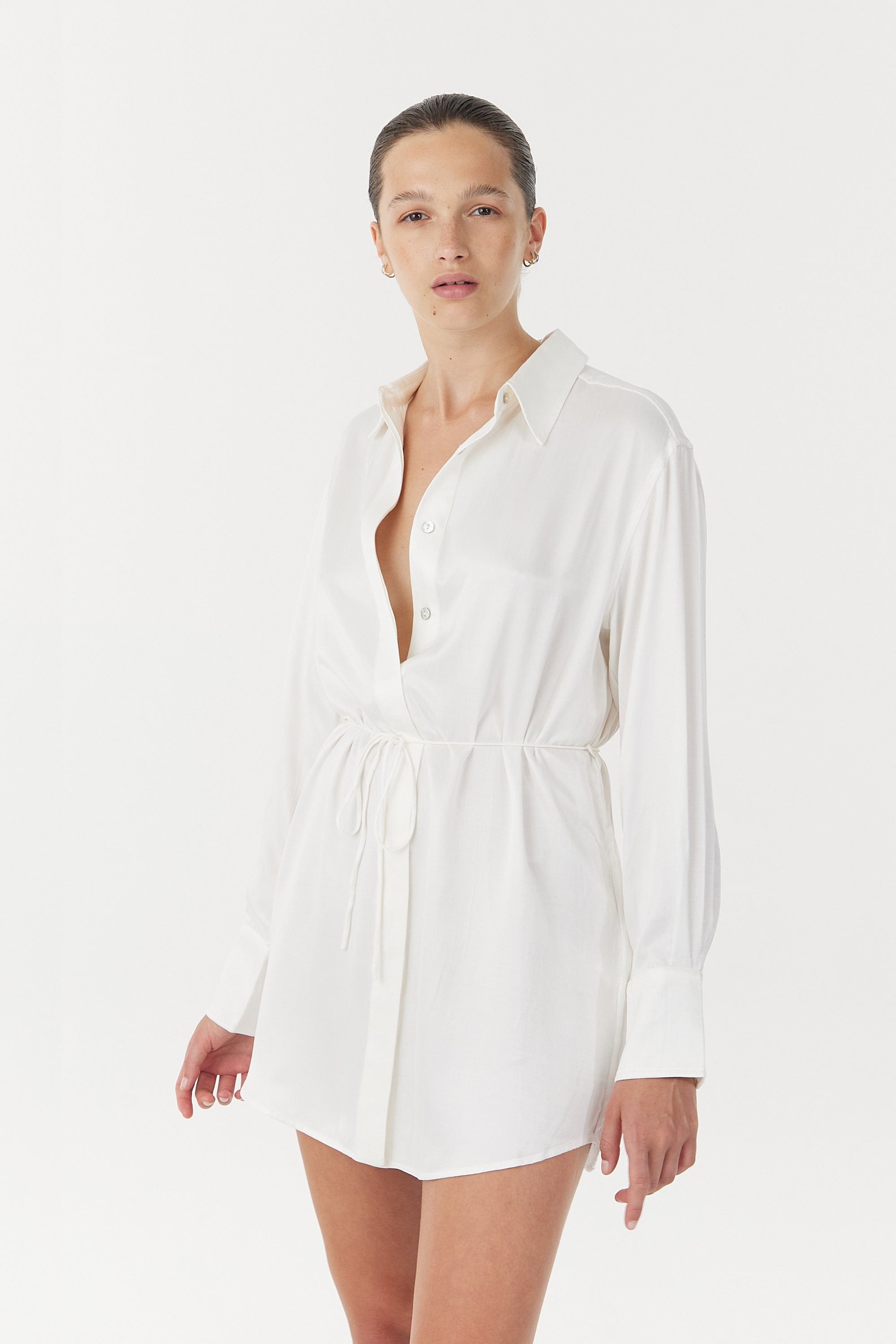 FREE FALL SHIRT DRESS | POWDER THIRD FORM | Latest Women's Fashion | Shop Australian THIRD FORM - International FREE FALL SHIRT DRESS | POWDER THIRD FORM | Latest Women's Fashion | Shop Australian THIRD FORM - International