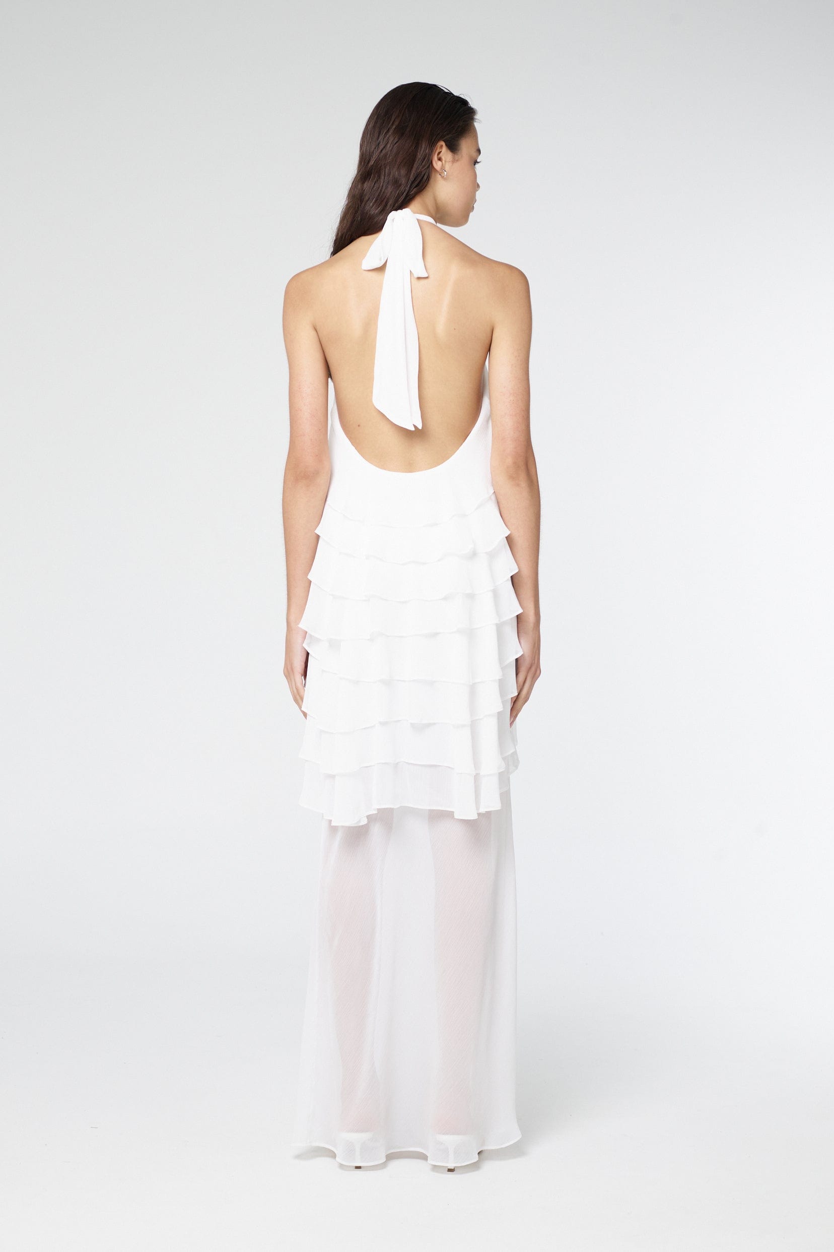 GAIA TIERED MAXI DRESS | WHITE | THIRD FORM | Women's Australian Fashion THIRD FORM - International GAIA TIERED MAXI DRESS | WHITE | THIRD FORM | Women's Australian Fashion THIRD FORM - International
