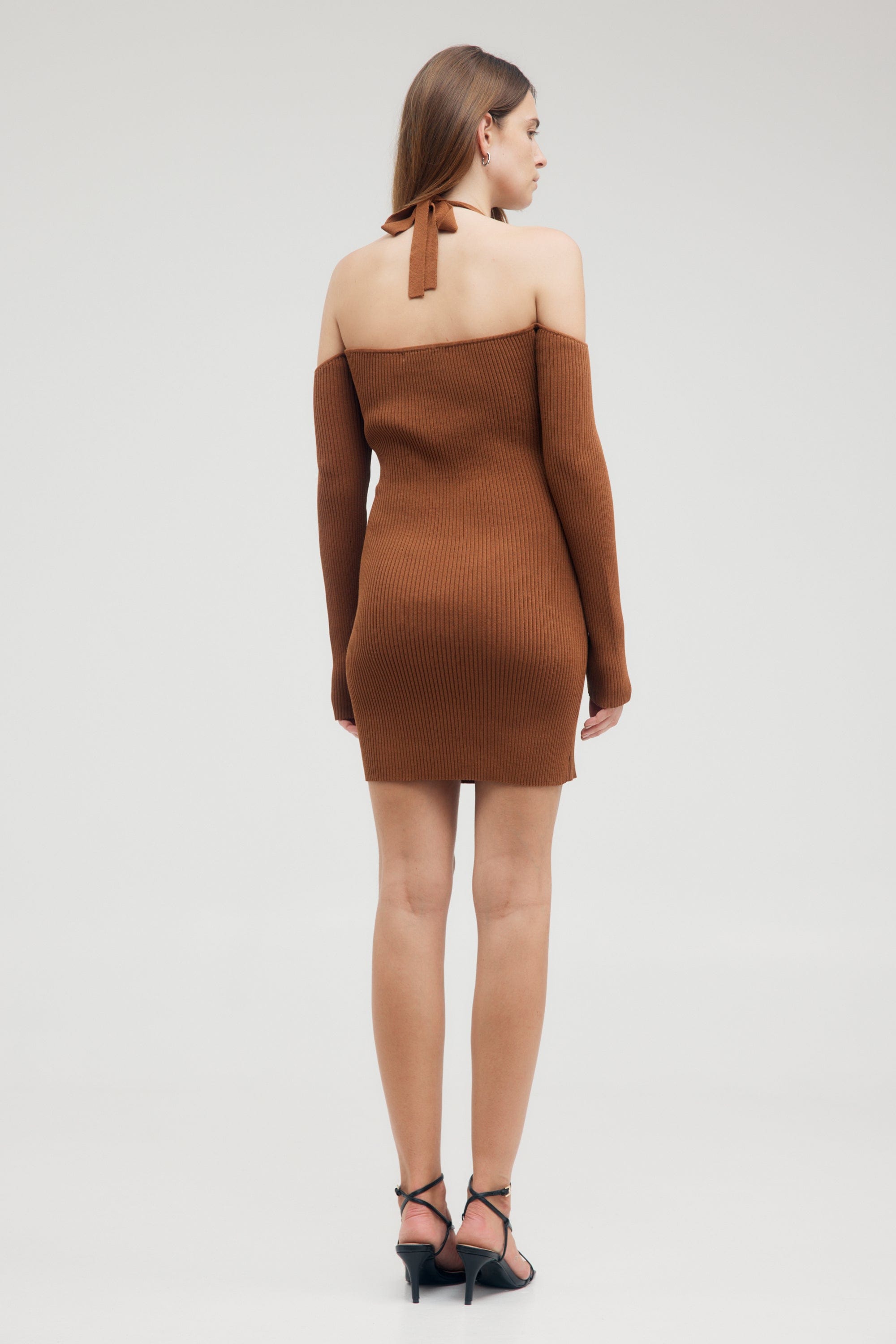 HOOKED IN KNIT HALTER MINI | CINNAMON | Third Form | Women's Sale Dresses | Shop Now THIRD FORM - International HOOKED IN KNIT HALTER MINI | CINNAMON | Third Form | Women's Sale Dresses | Shop Now THIRD FORM - International