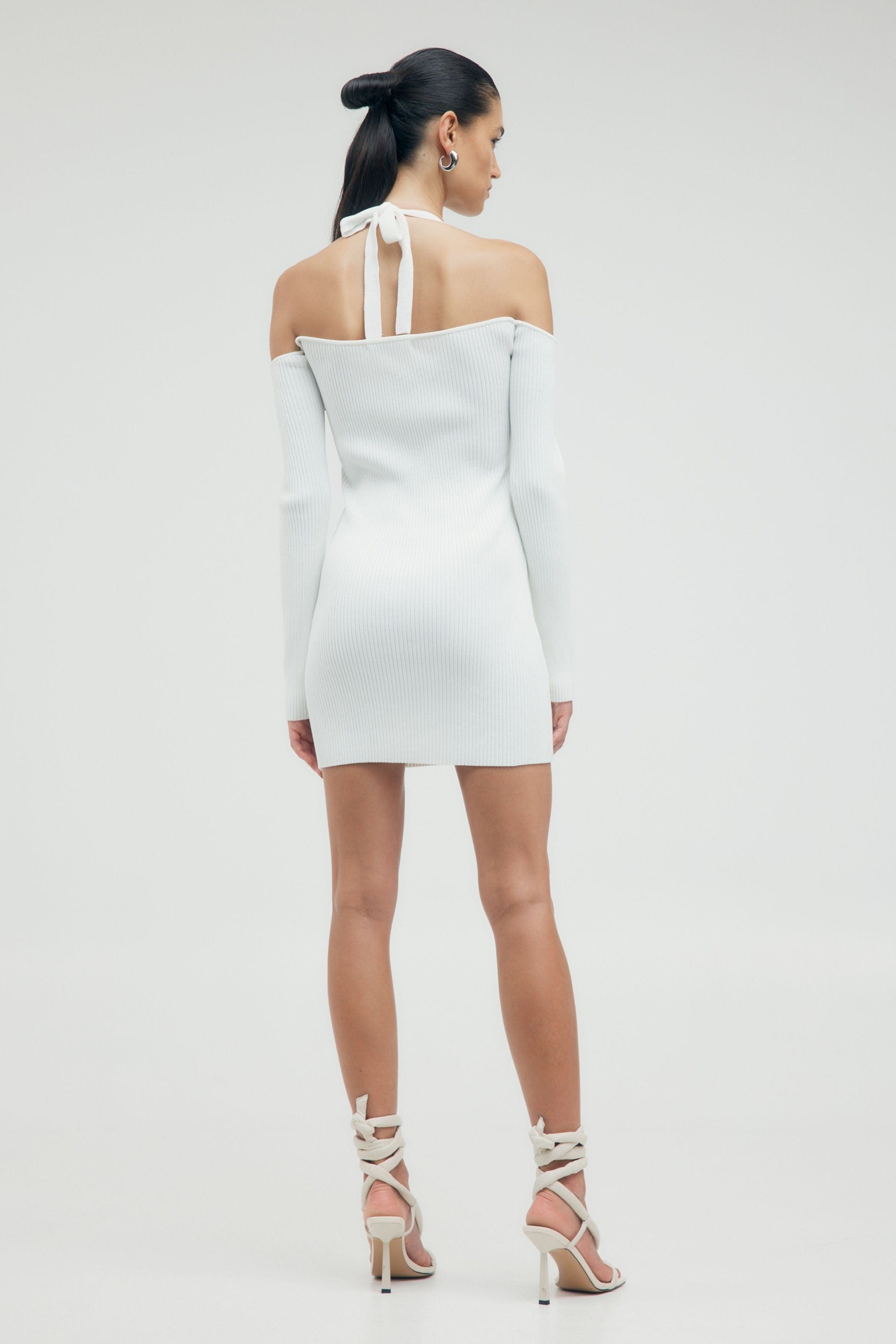 HOOKED IN KNIT HALTER MINI | OFF WHITE | Third Form | Women's Sale Dresses | Shop Now THIRD FORM - International HOOKED IN KNIT HALTER MINI | OFF WHITE | Third Form | Women's Sale Dresses | Shop Now THIRD FORM - International