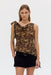 THIRD FORM INSTINCT ASYMETRIC CAMISOLE | LEOPARD