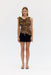 THIRD FORM INSTINCT ASYMETRIC CAMISOLE | LEOPARD