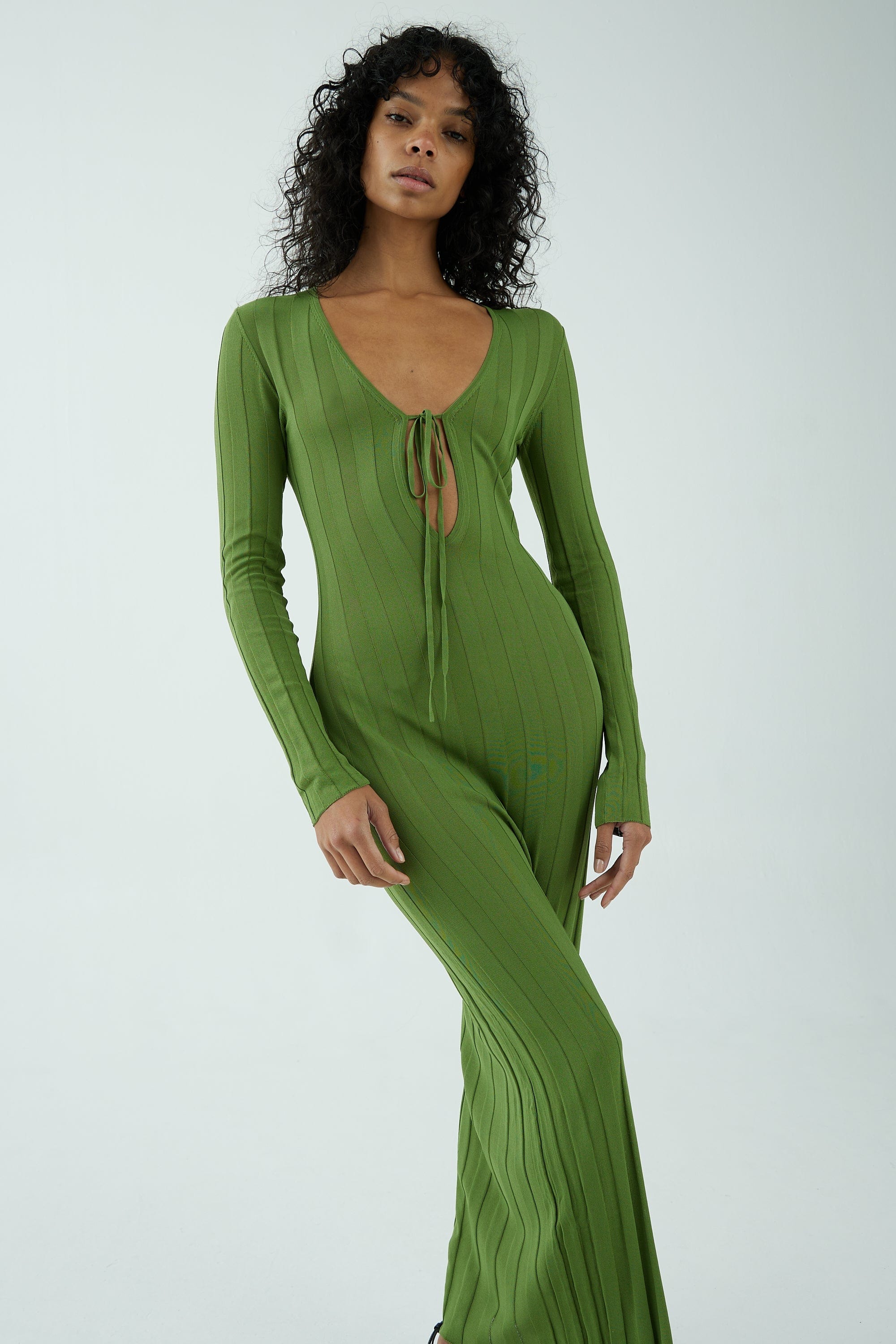 LIAISON KNIT KEYHOLE MAXI DRESS | JUNIPER THIRD FORM - International LIAISON KNIT KEYHOLE MAXI DRESS | JUNIPER THIRD FORM - International