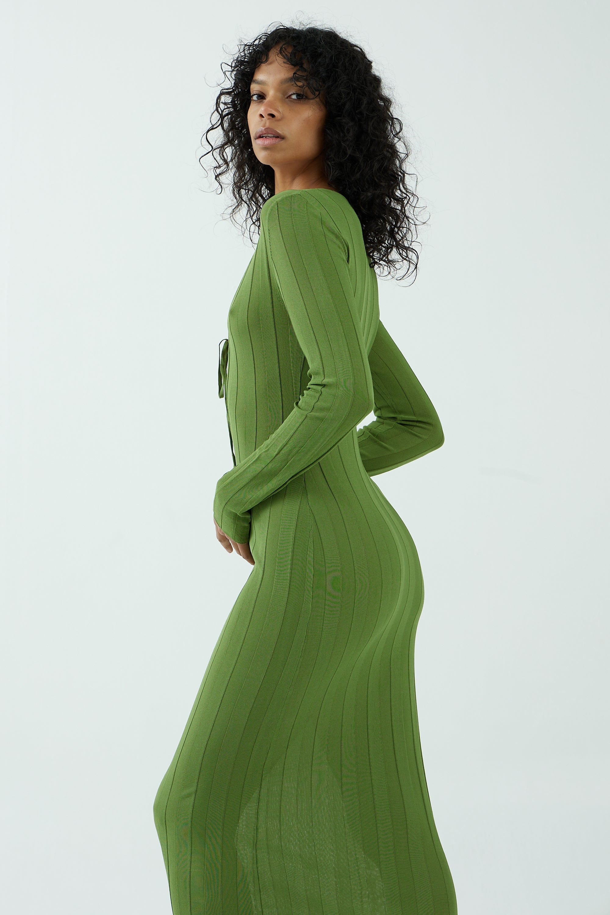 LIAISON KNIT KEYHOLE MAXI DRESS | JUNIPER THIRD FORM - International LIAISON KNIT KEYHOLE MAXI DRESS | JUNIPER THIRD FORM - International
