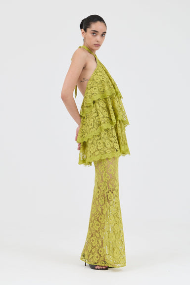 THIRD FORM LOVELIGHT LACE TIERED DRESS | FIG