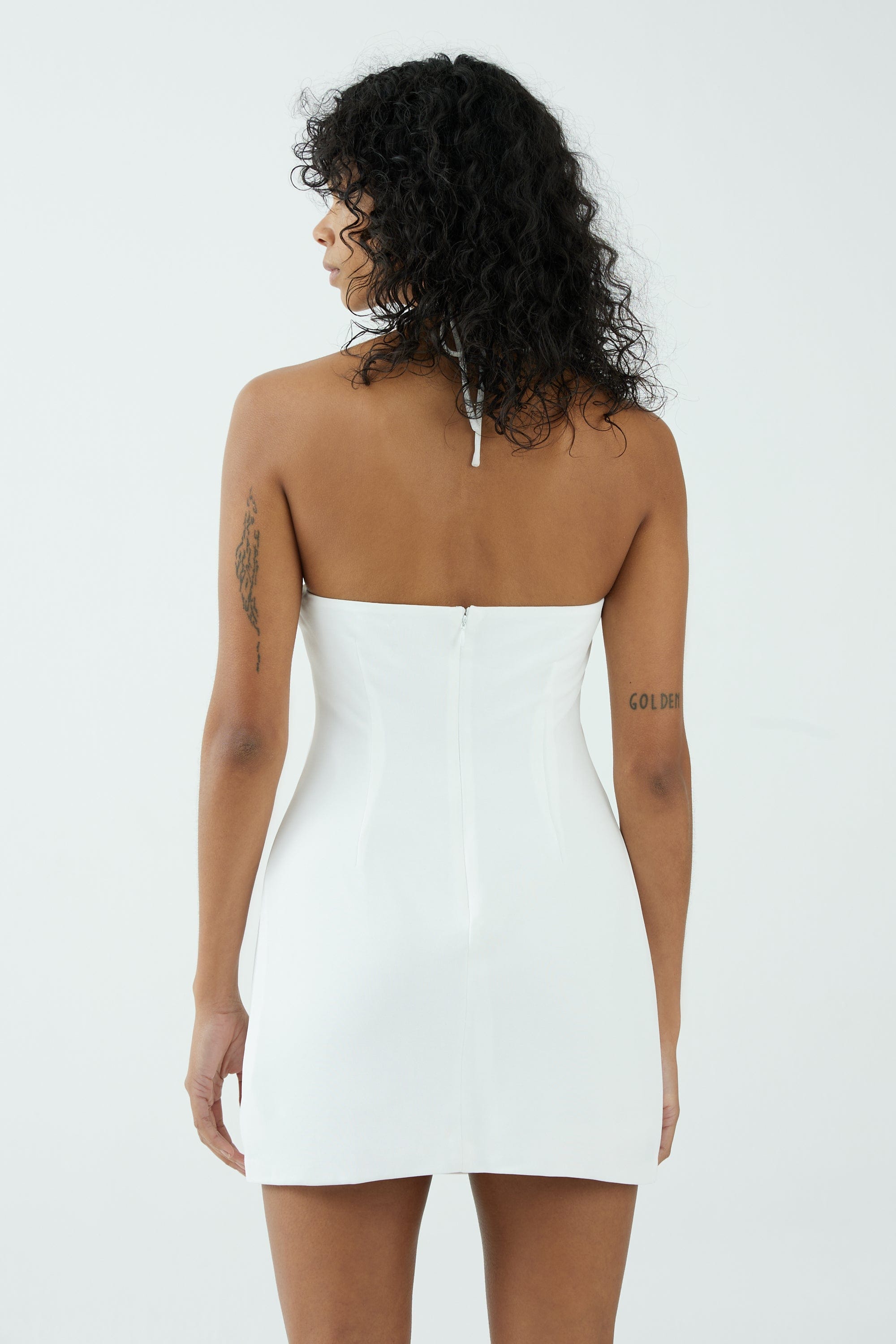 MODE HALTER MINI DRESS | OFF WHITE | Third Form | Women's Sale | Online Now THIRD FORM - International MODE HALTER MINI DRESS | OFF WHITE | Third Form | Women's Sale | Online Now THIRD FORM - International