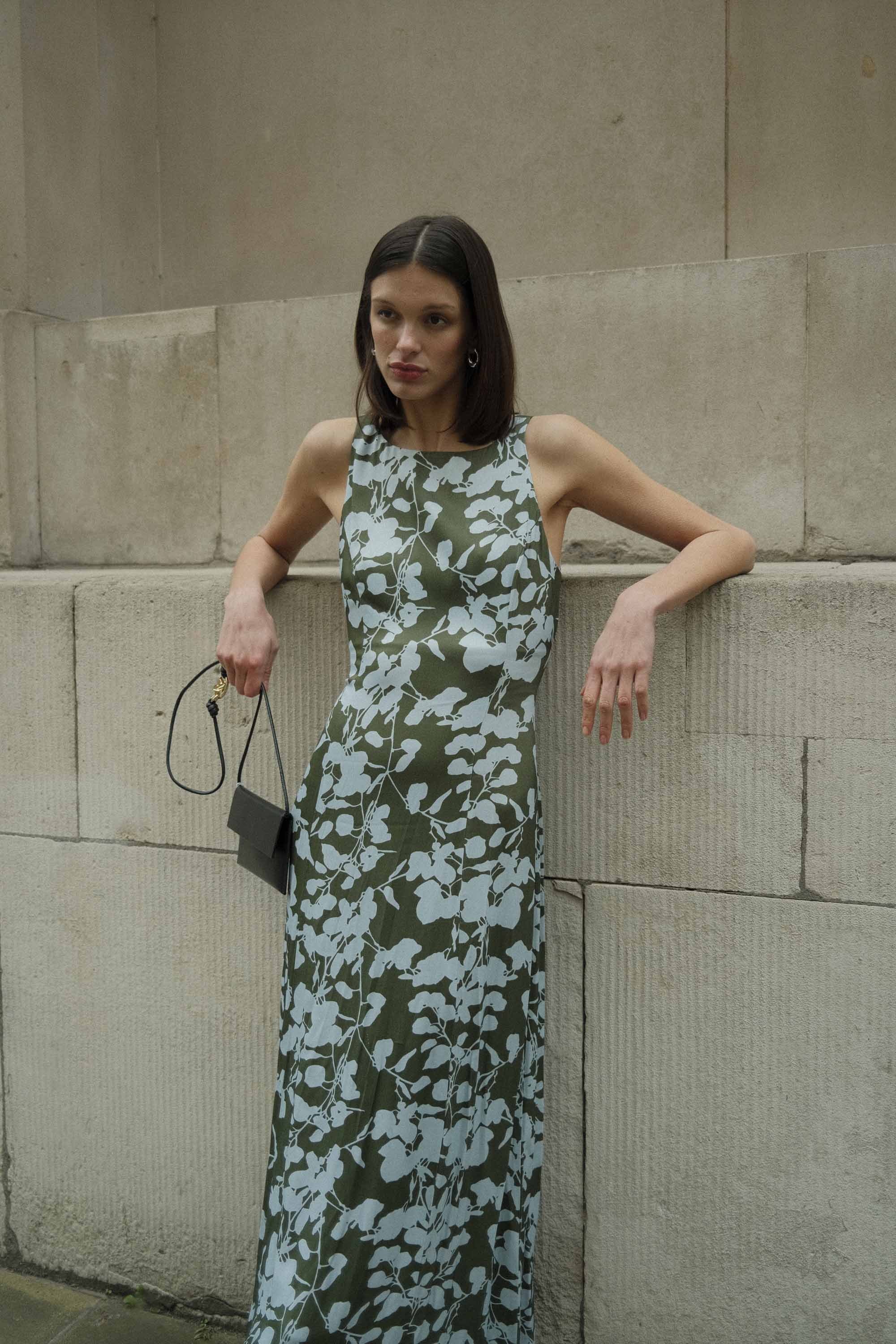 modern muse dress Modern Muse Dress Emerald Mix / S