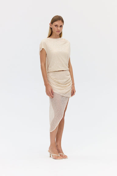THIRD FORM NIGHTFALL DRAPE SKIRT | SHELL