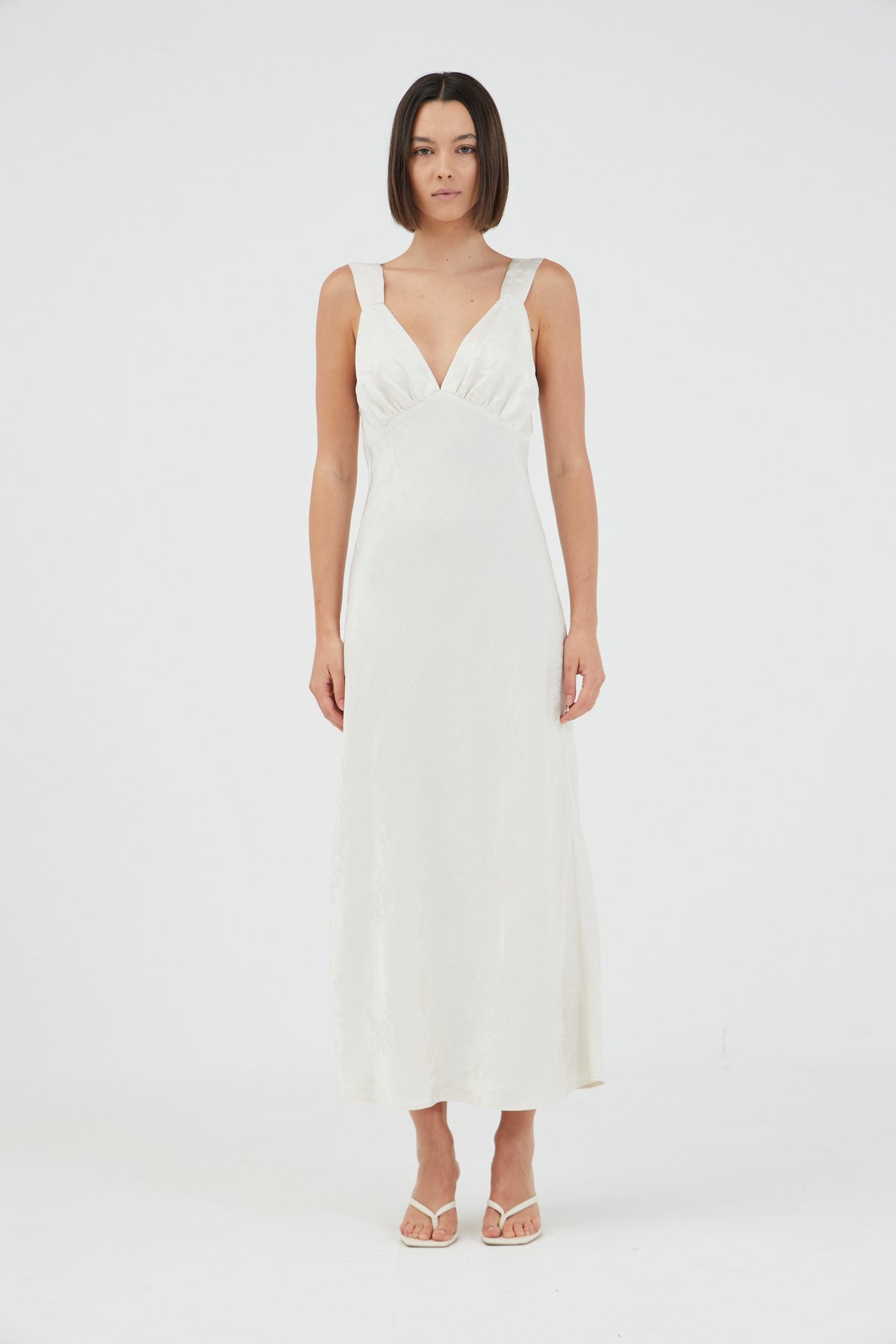 OASIS BIAS SLIP DRESS | PEARLED IVORY | THIRD FORM | Women's Australian Fashion — THIRD FORM