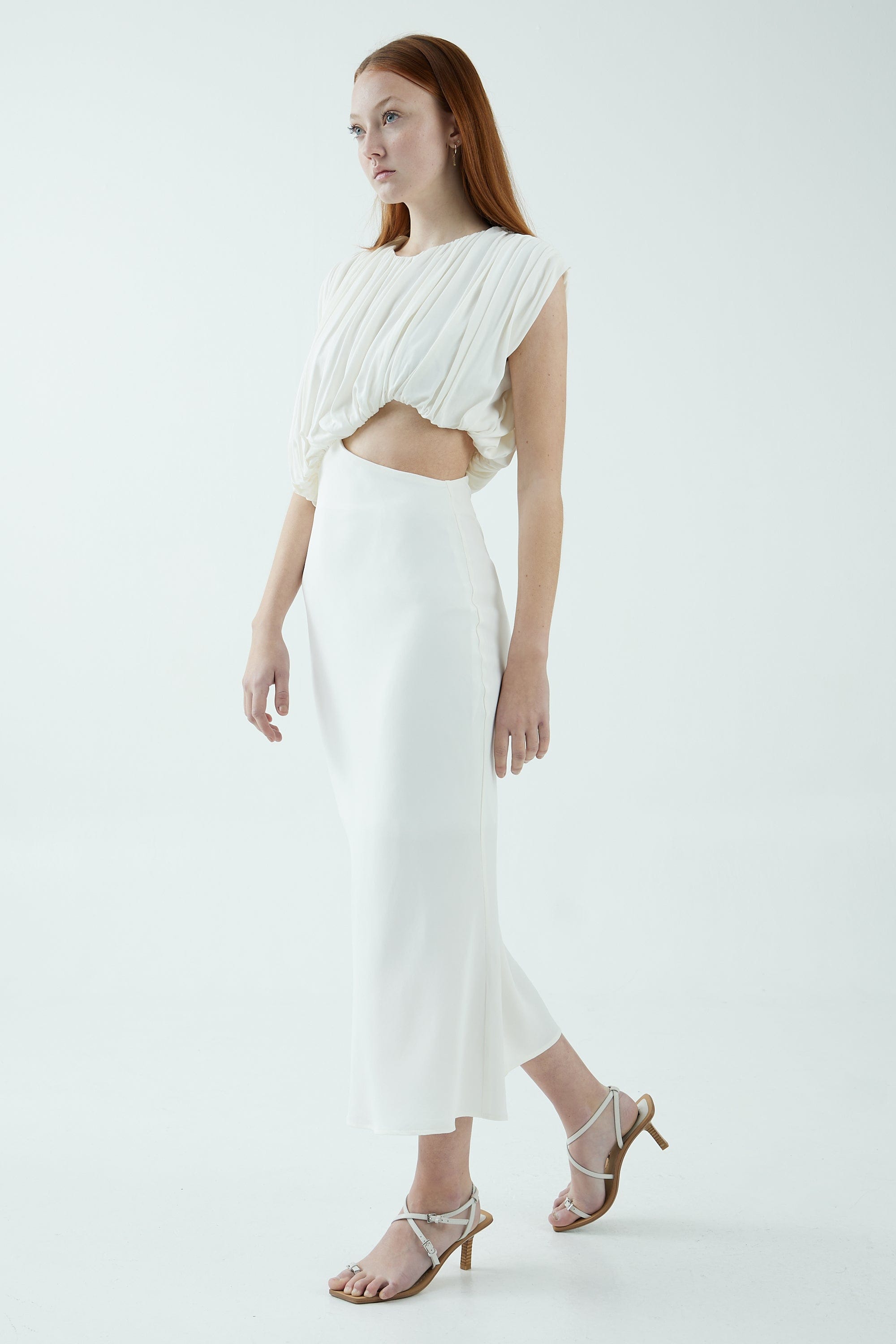 OVERFLOW DRAPE MIDI DRESS | OFF WHITE | Third Form | Women's Sale Dresses | Shop Now THIRD FORM - International OVERFLOW DRAPE MIDI DRESS | OFF WHITE | Third Form | Women's Sale Dresses | Shop Now THIRD FORM - International