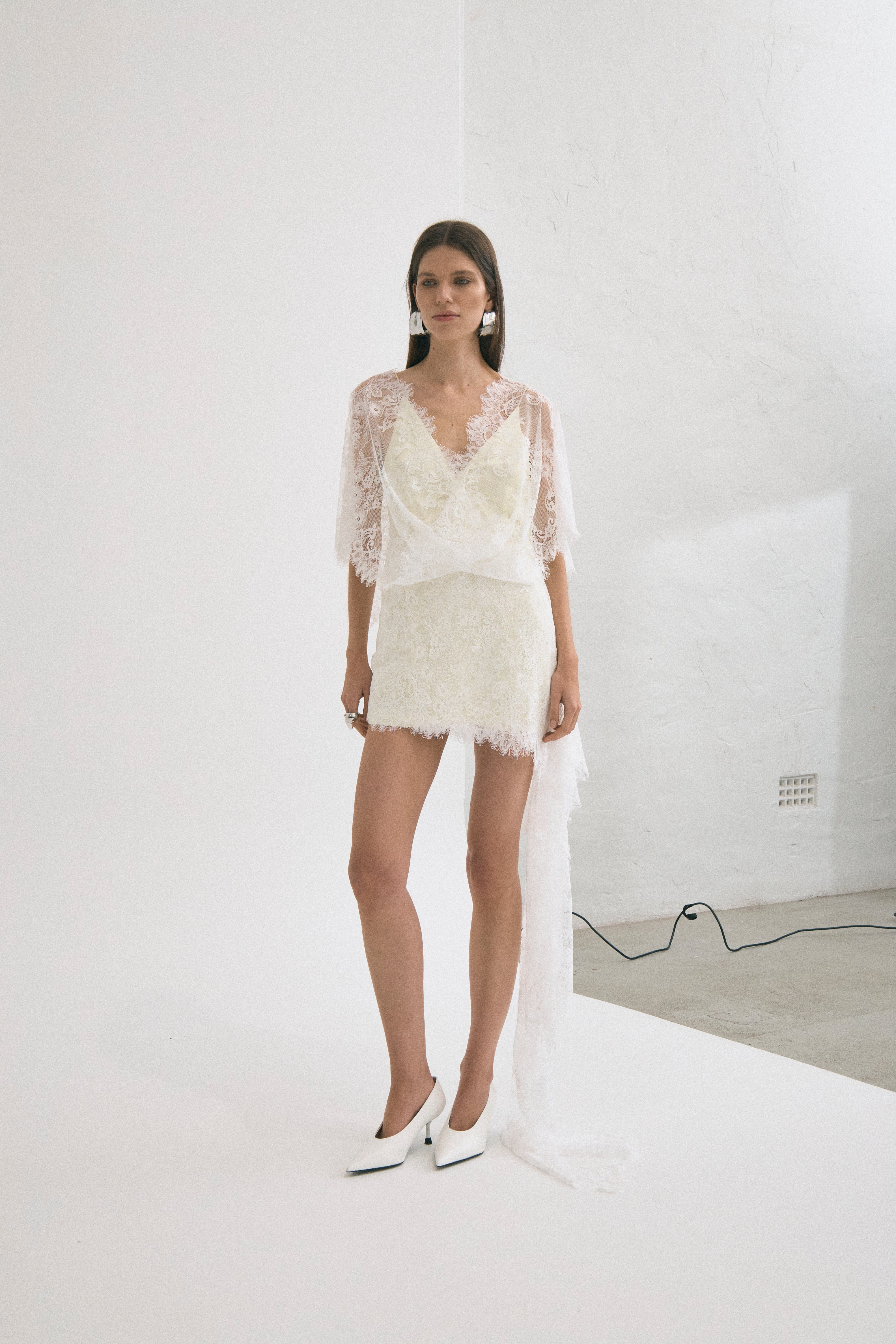 POETRY DRAPED LACE DRESS | LEMONADE | THIRD FORM | Women's Australian Fashion THIRD FORM - International POETRY DRAPED LACE DRESS | LEMONADE | THIRD FORM | Women's Australian Fashion THIRD FORM - International