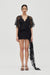 THIRD FORM POETRY DRAPED LACE DRESS | SMOKE