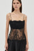 THIRD FORM POETRY LACE MINI DRESS | SMOKE