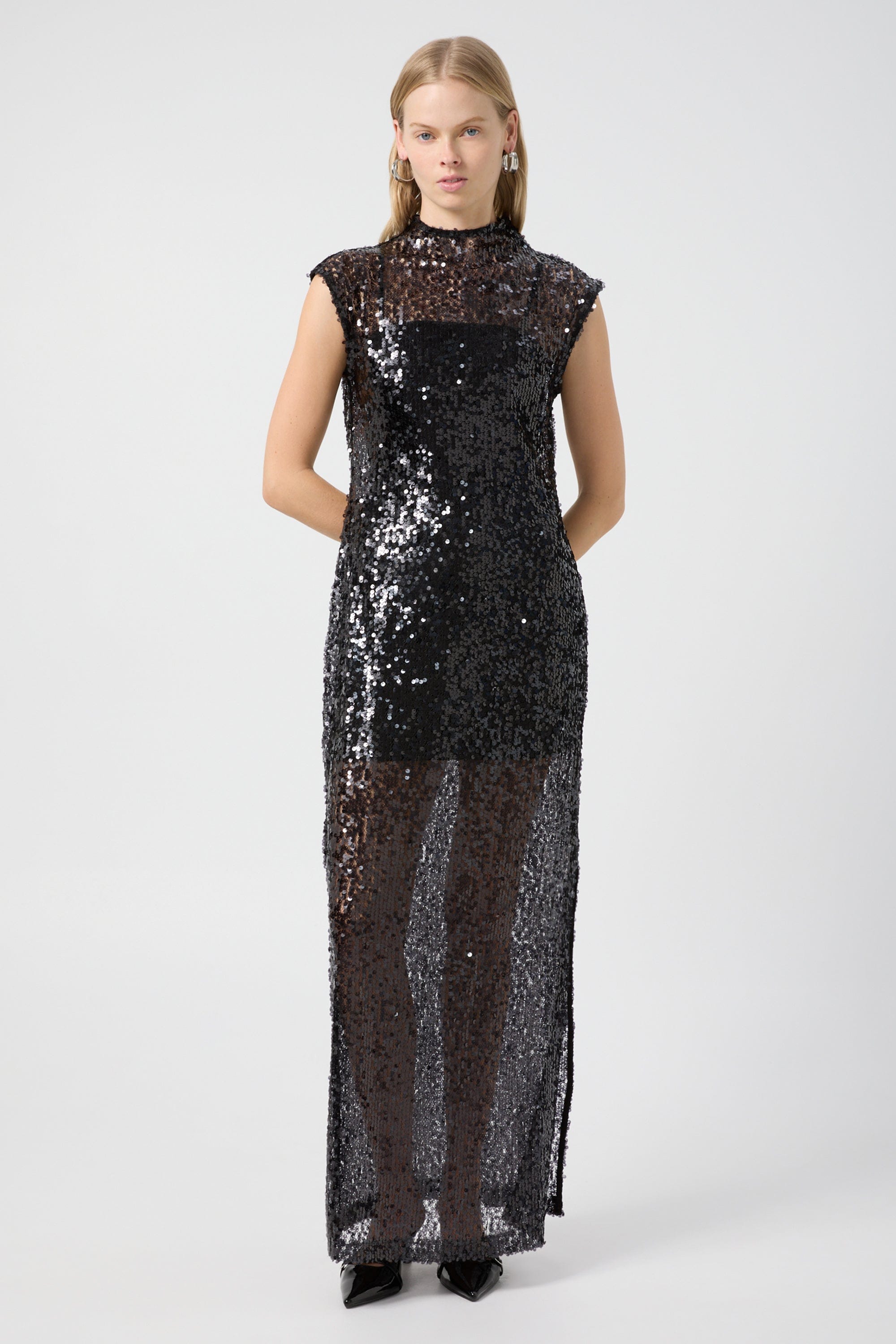 REFLECTION SEQUIN MAXI DRESS | BLACK | THIRD FORM | Women's Australian Fashion — THIRD FORM