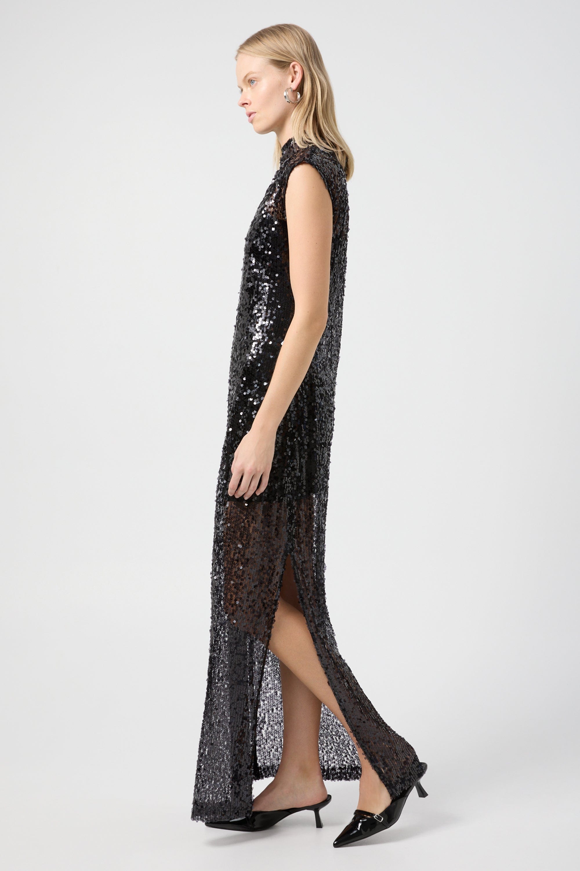 REFLECTION SEQUIN MAXI DRESS | BLACK | THIRD FORM | Women's Australian Fashion — THIRD FORM