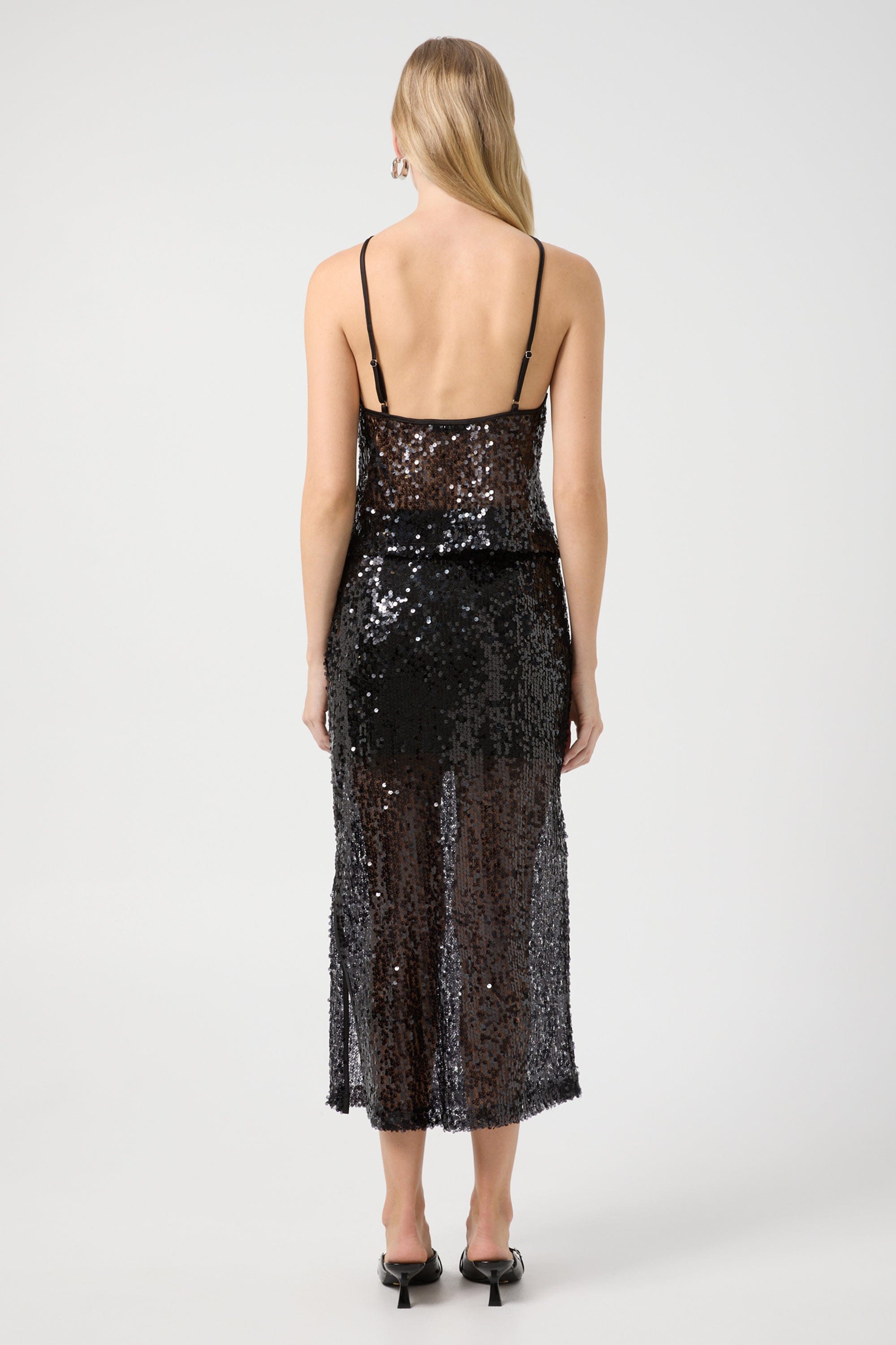 REFLECTION SEQUIN MIDI SKIRT | BLACK | THIRD FORM | Women's Australian Fashion THIRD FORM - International REFLECTION SEQUIN MIDI SKIRT | BLACK | THIRD FORM | Women's Australian Fashion THIRD FORM - International