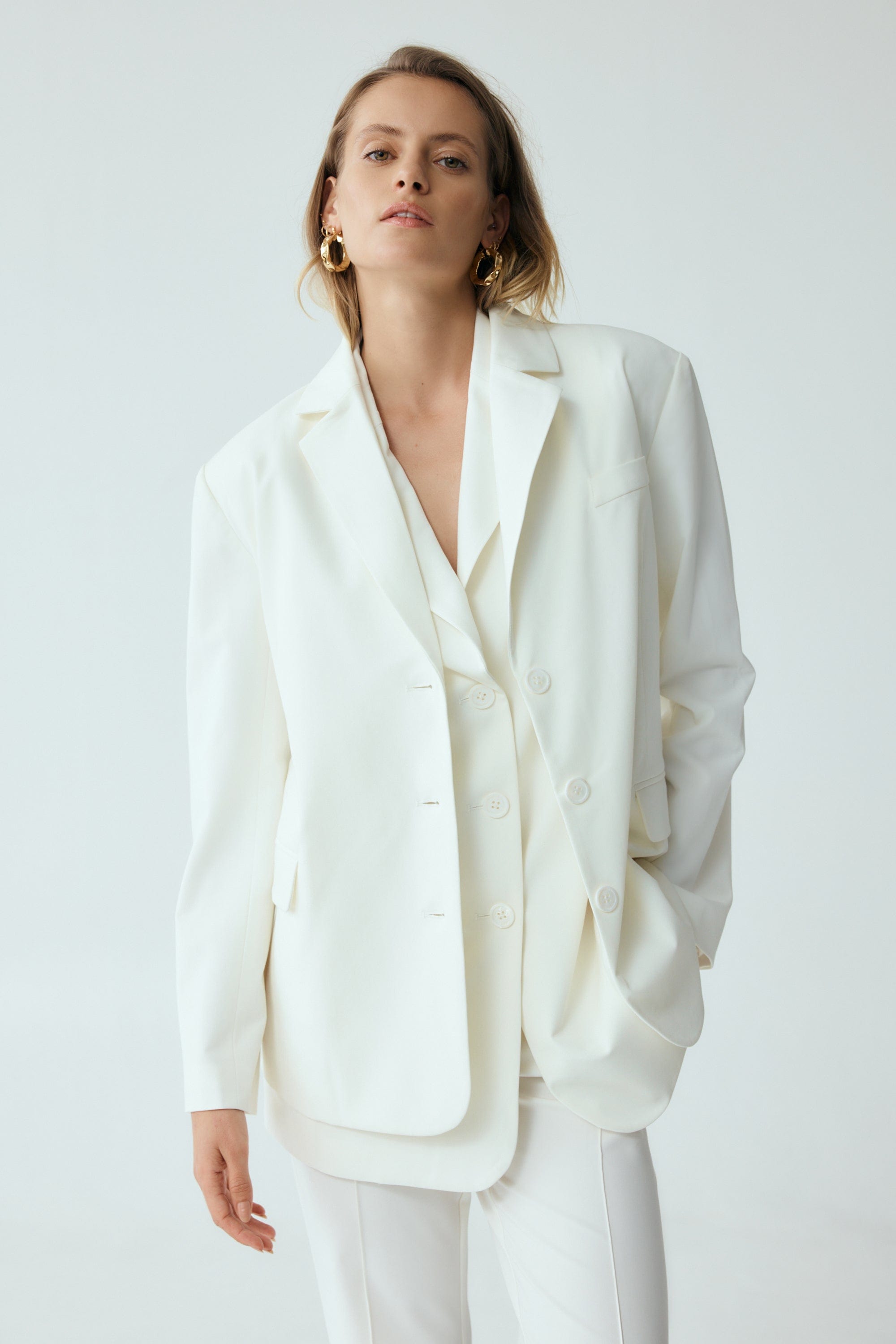 RESET TAILORED BLAZER | OFF WHITE | Third Form | Women’s Sale